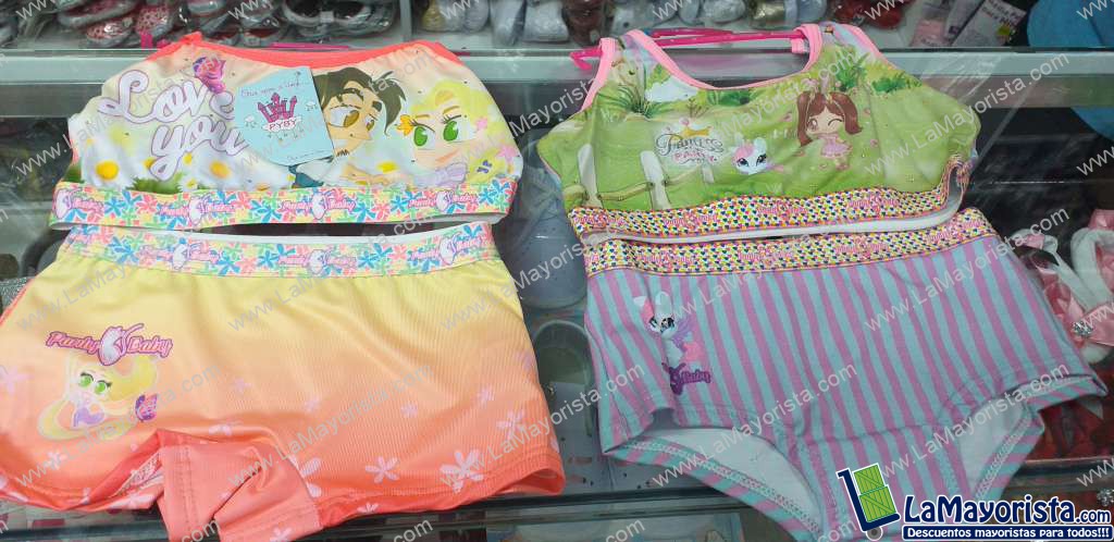 Conjunto interior infantil talla 2 ala 12