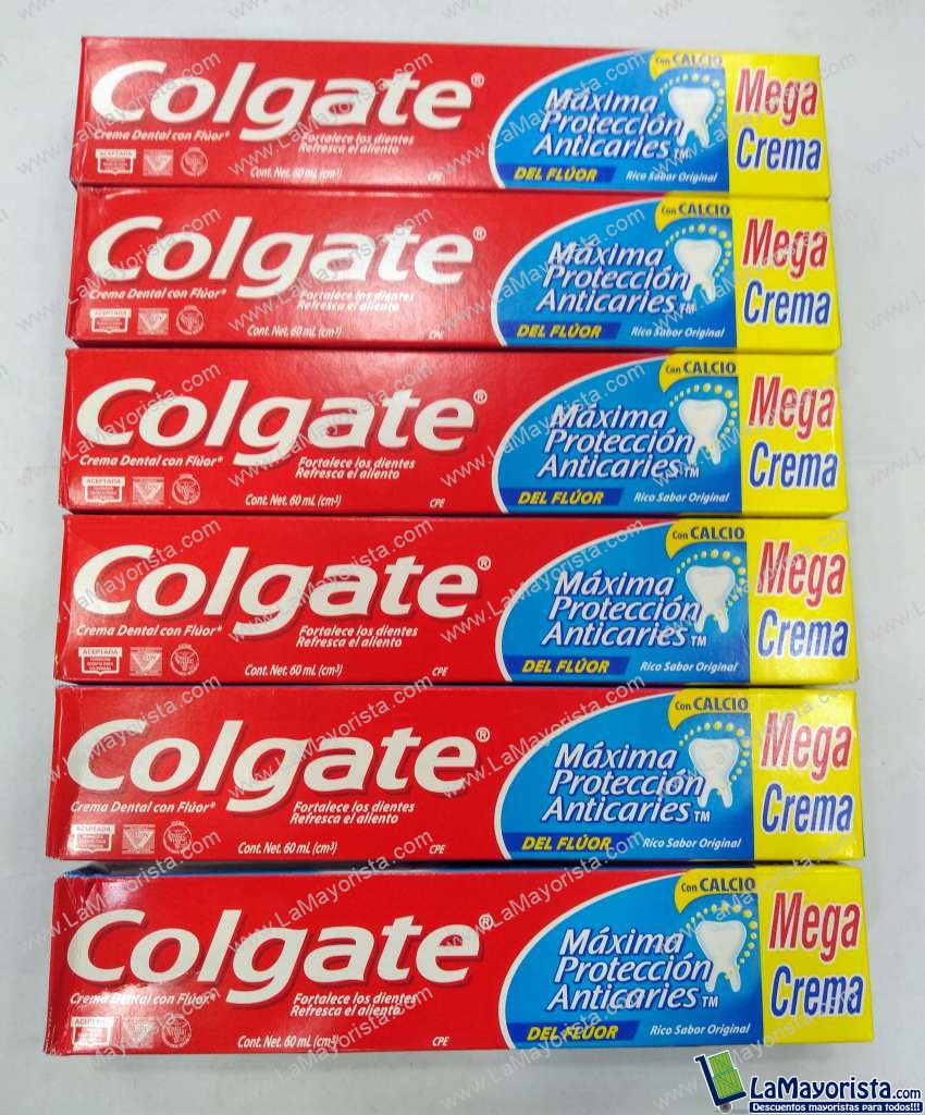 Pasta Dental con calcio Mega Crema Colgate 60ml
