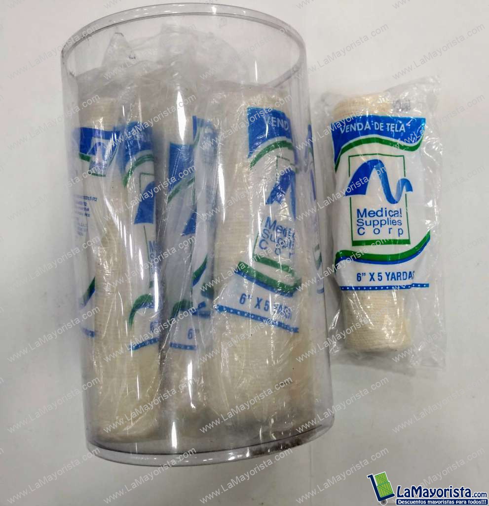 Venda de Tela Medical Supplies Corp x12unidades 2.5cm x 9mts