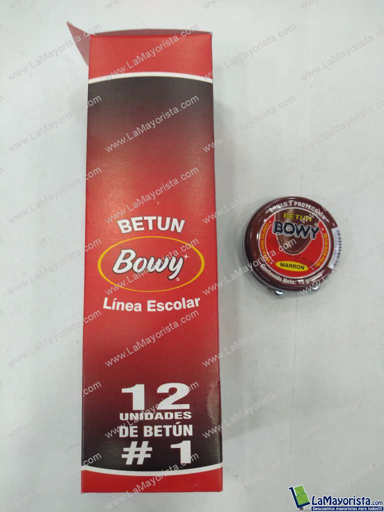 Betun Bowy Crema Marron 30gr x12unidades
