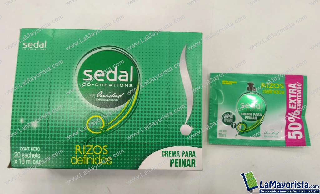 Crema Para peinar Sedal Rizo Definidos 18ml x 20unidades