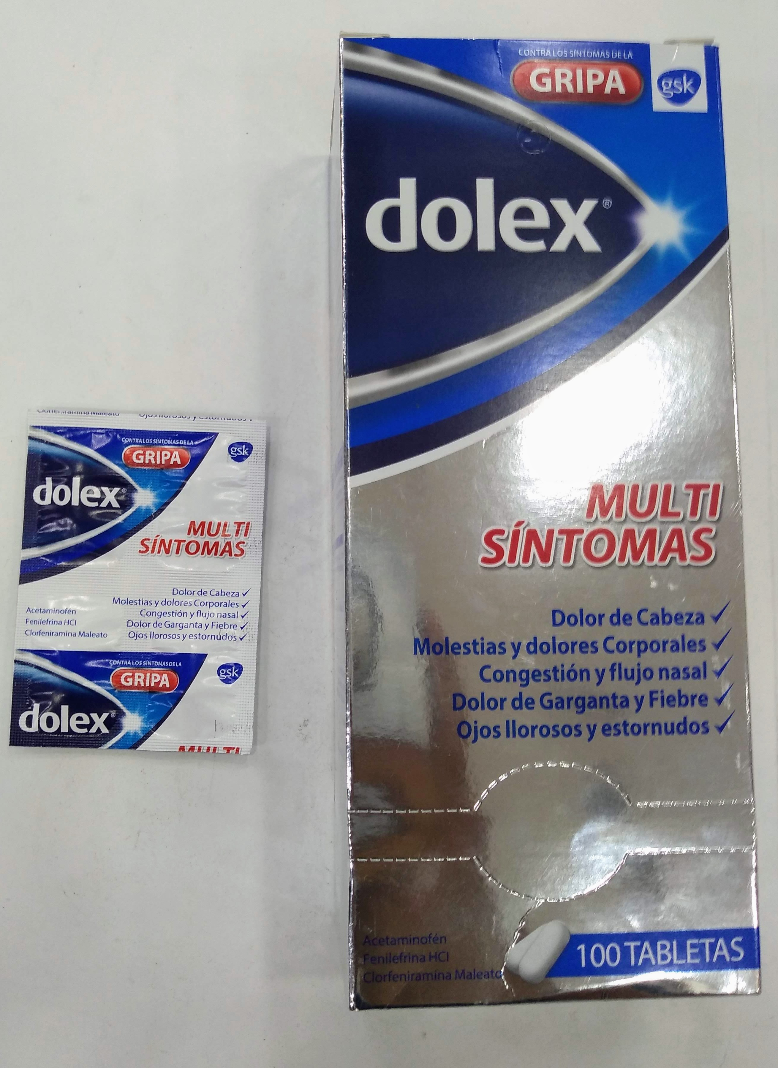 Dolex 100 tabletas