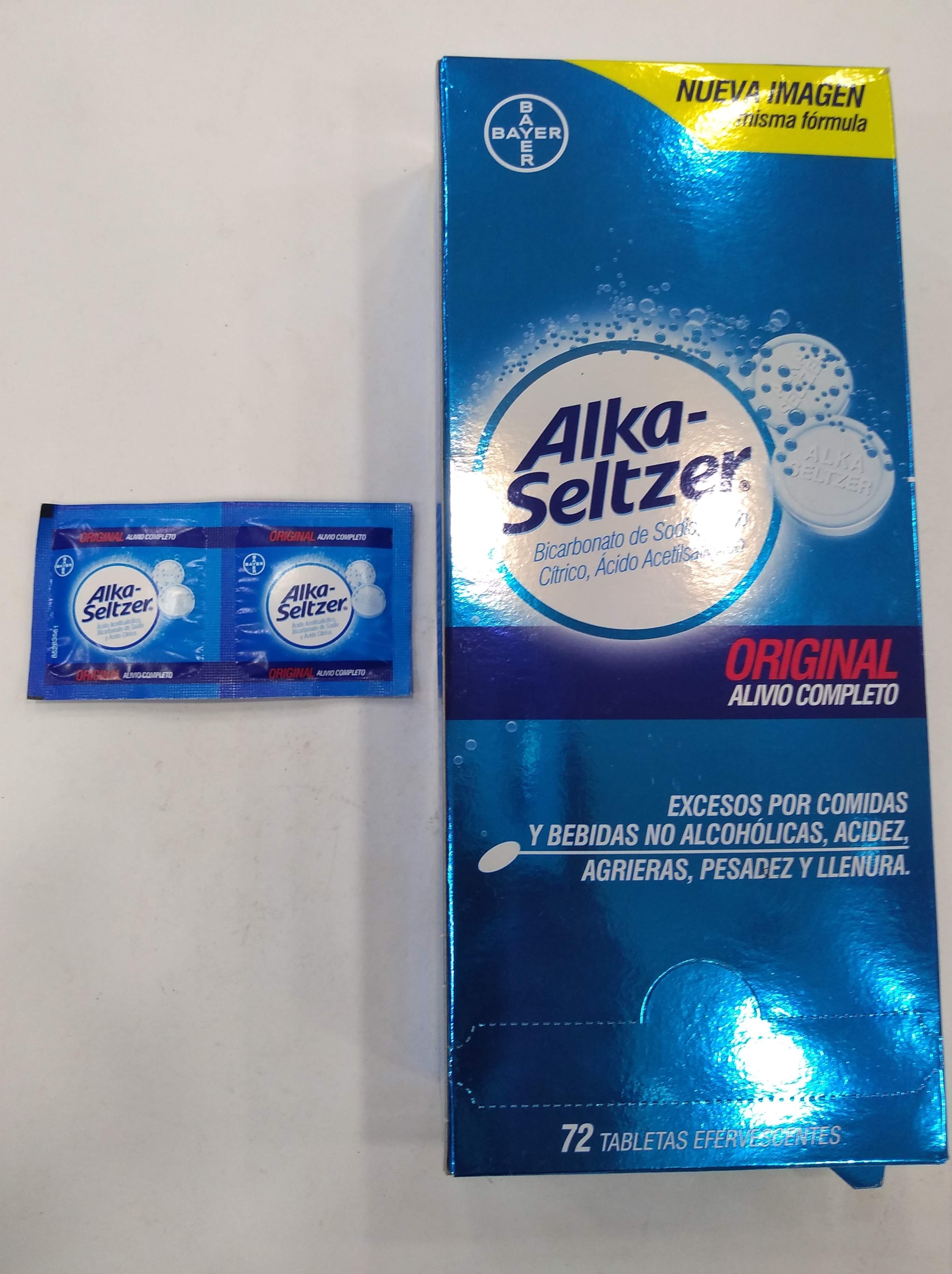 Alka-seltzer 72 tabletas