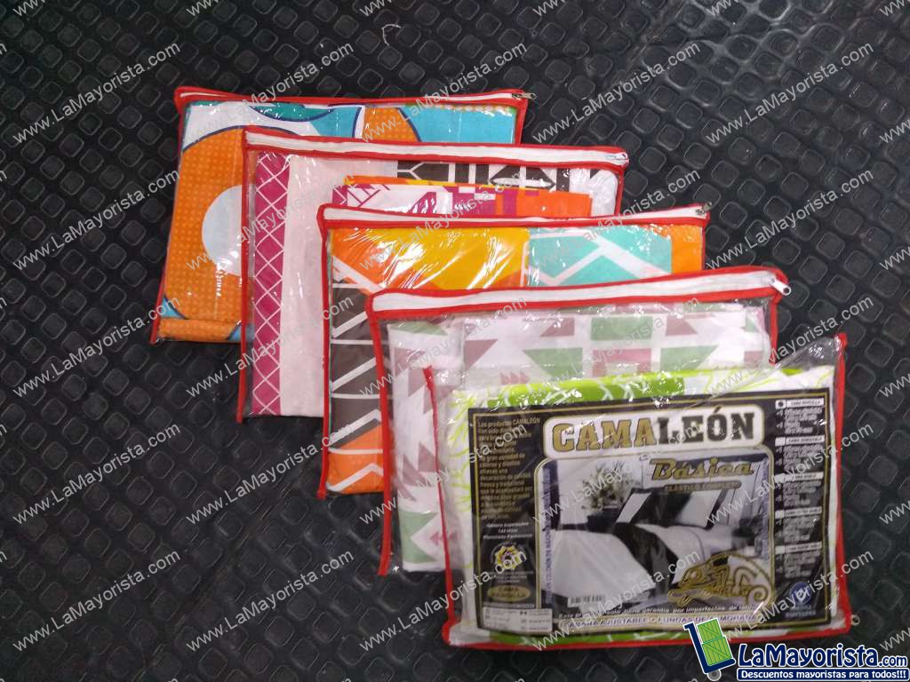 Sabanas Camaleon Basica cama semi doble Colores Varios