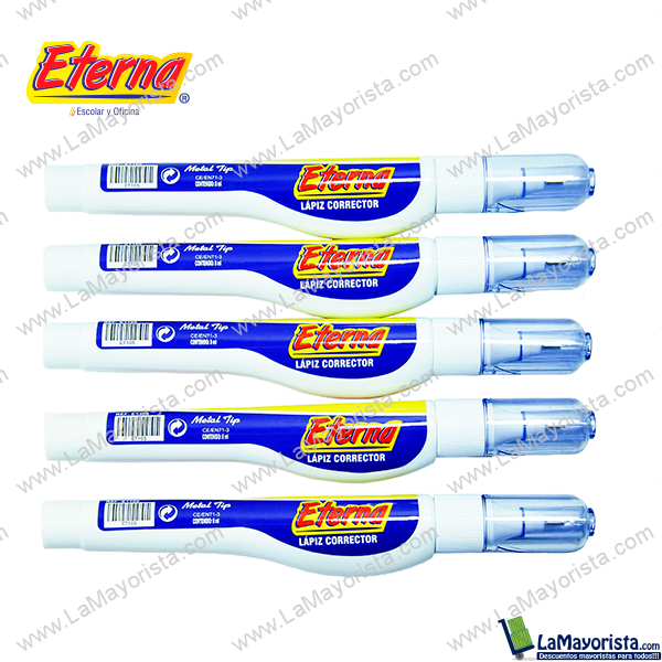 Corrector lapiz 8ml x 12 unidades