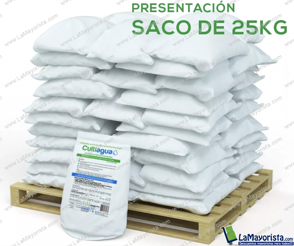 Hidrogel Agricola Retenedor De Agua Hidroretenedor