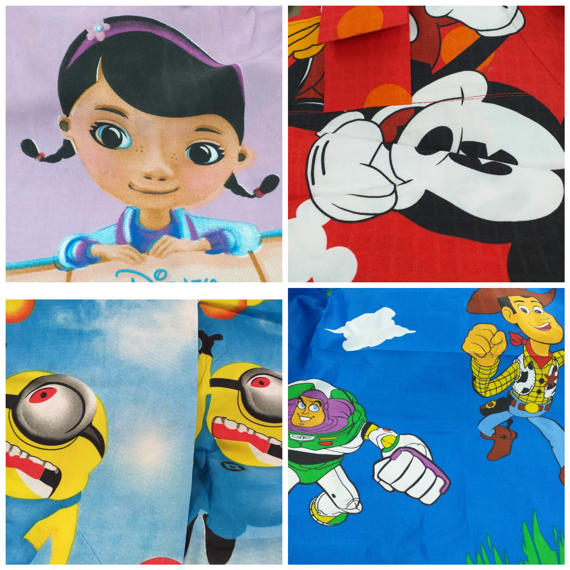 Cortinas motivos infantiles por 2 unid 1.50 x 2.20
