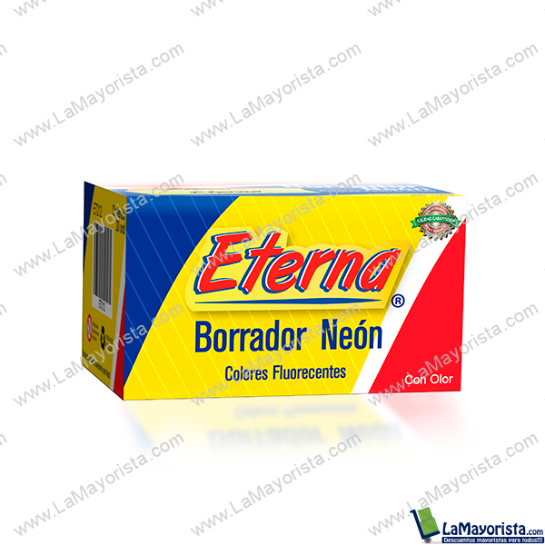 Borrador colores Neon x 20 unidades