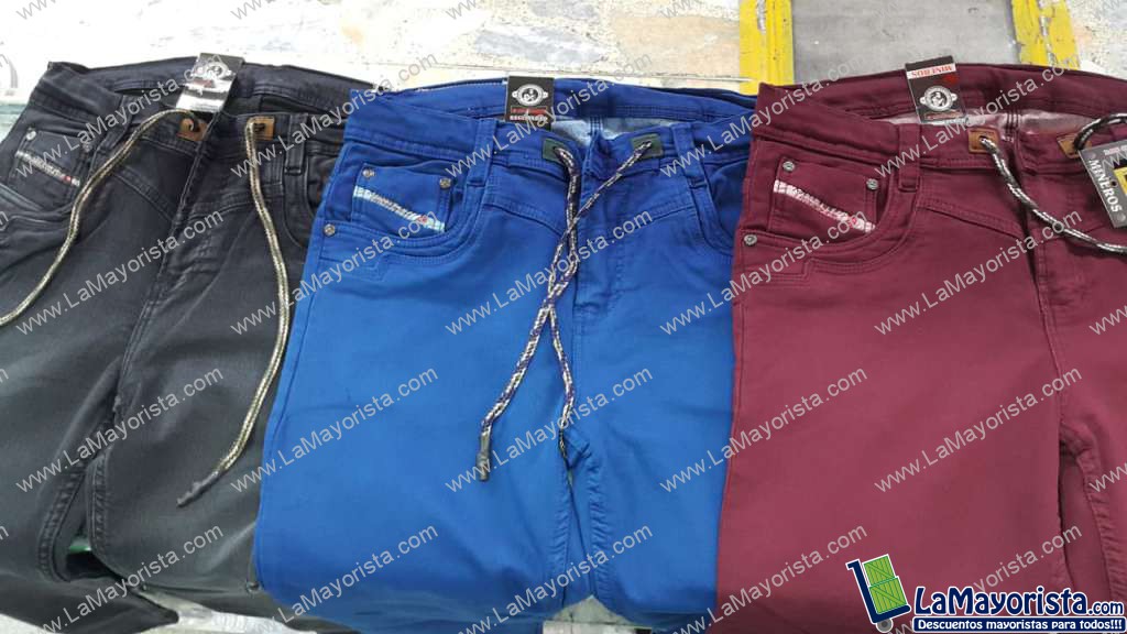 Jogger licrado pretina cerrada para hombre