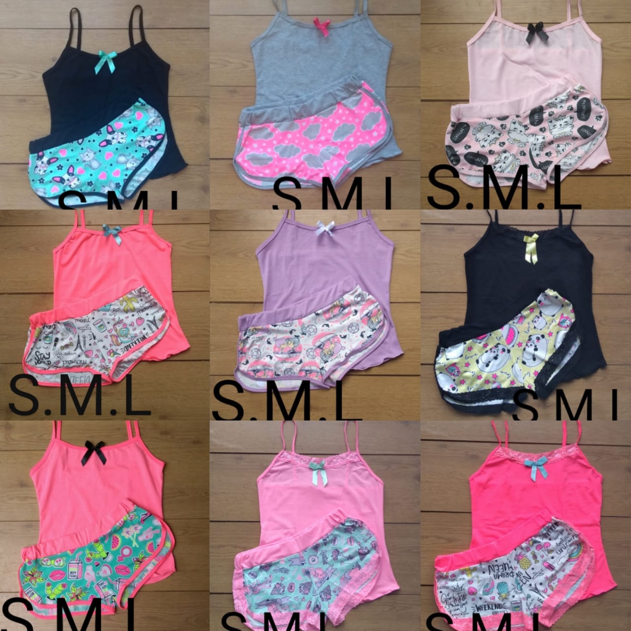 Pijama cachetero para damas