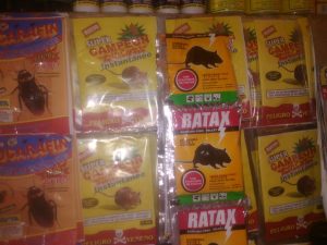 Veneno para ratas y cucarachas