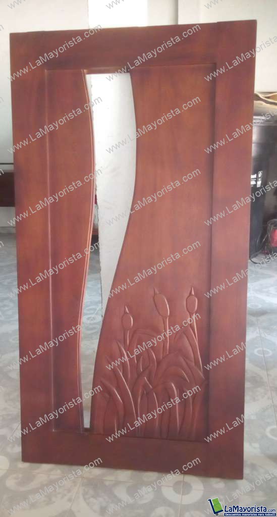 Puerta de madera para exteriores 2 x 1 m