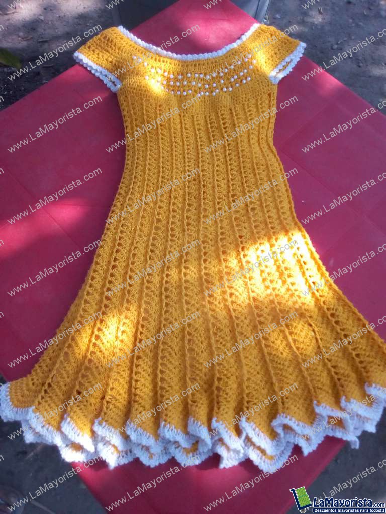 Vestido tejido en lana talla 10