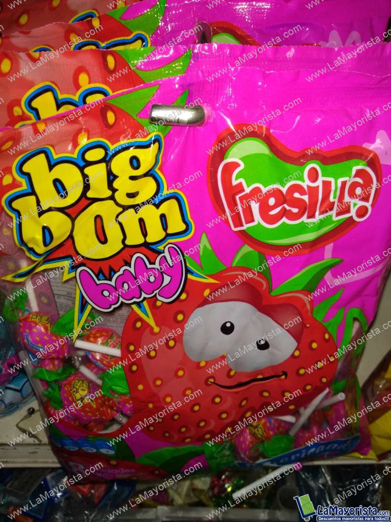 Big bom baby fresita x 48 unidades