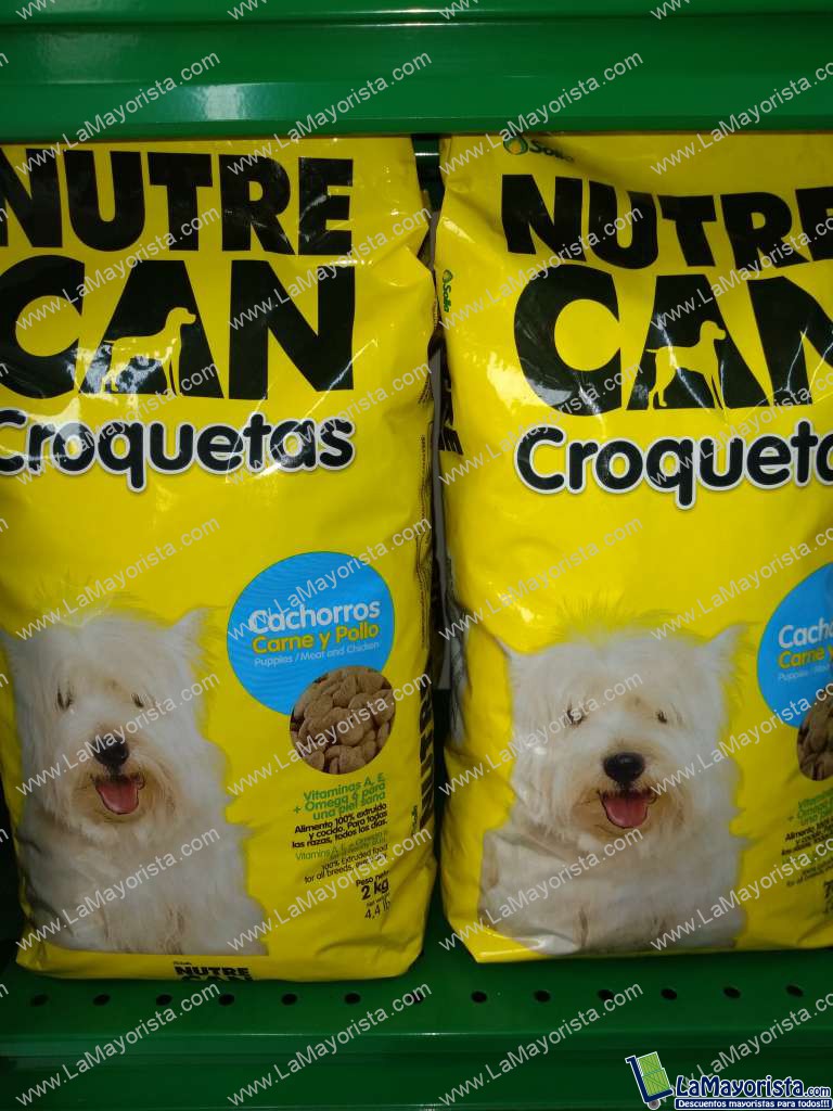 Nutrecan croquetas cachorros x 2 kg