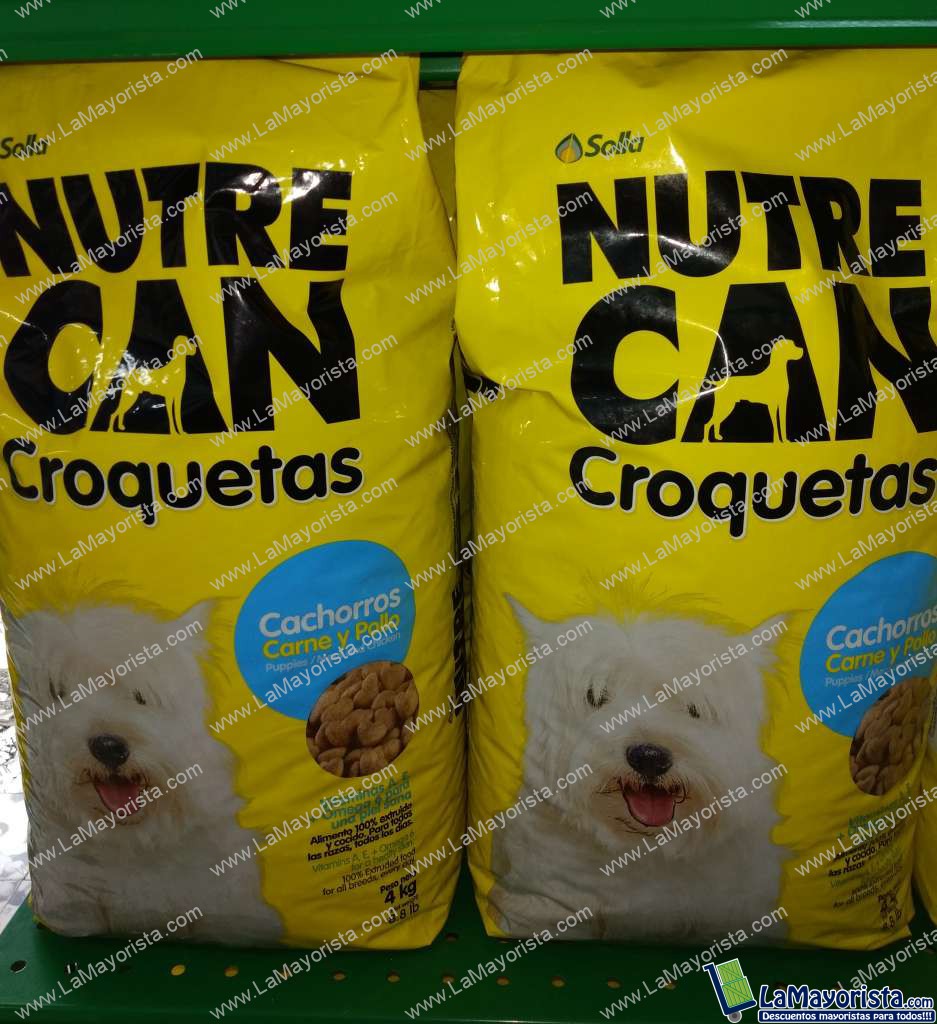 Nutrecan croquetas cachorros x 4 kilos