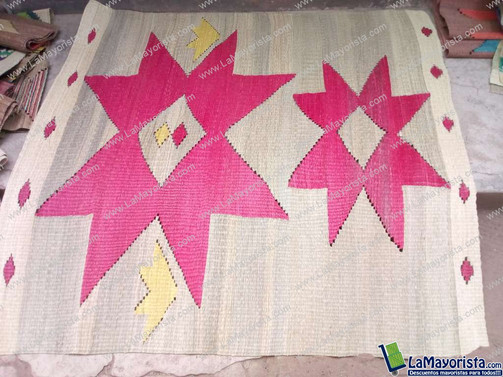 Alfombra artesanal 200 x 193 cm