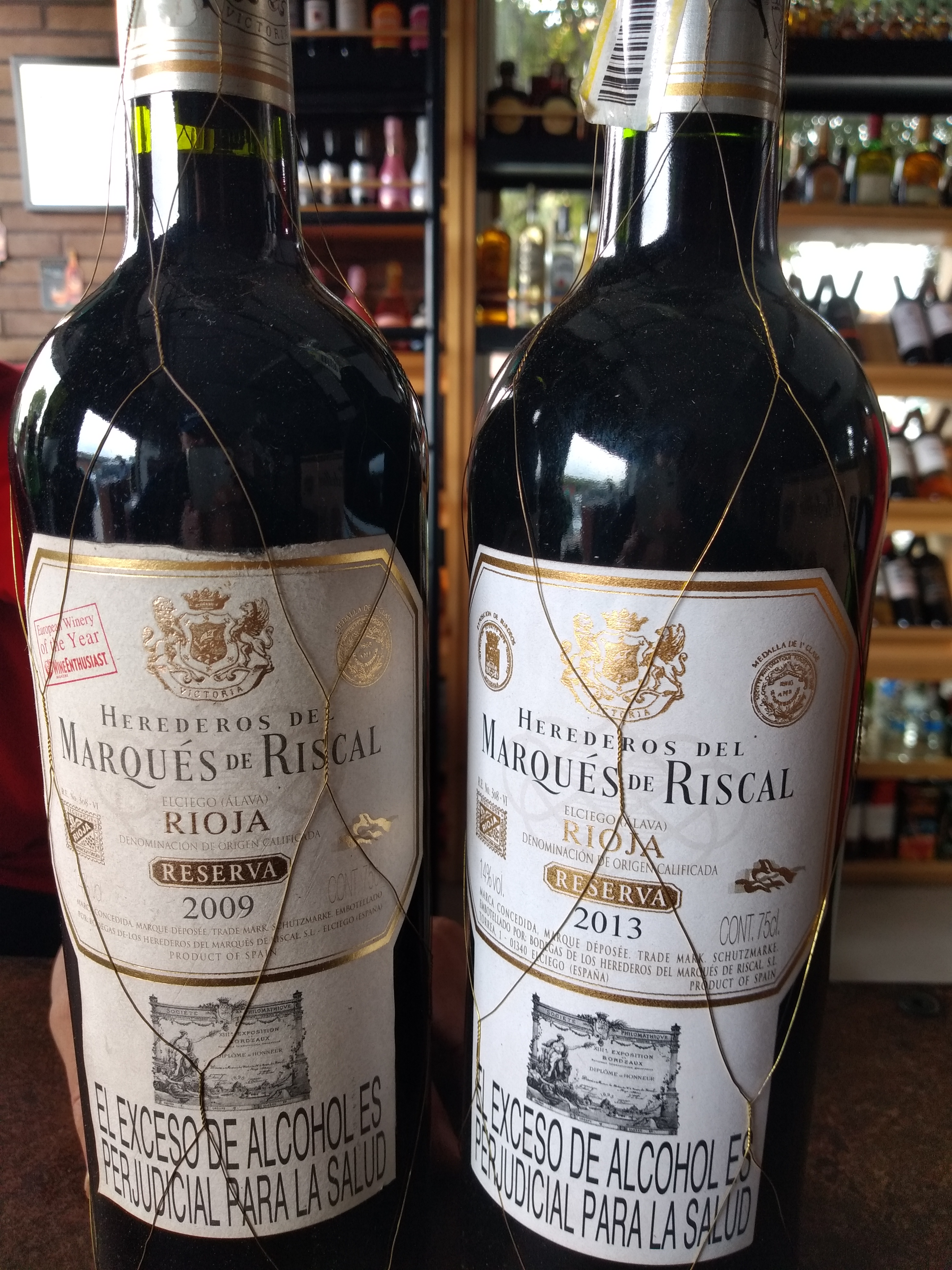 Vino marqués de Riscal x 750