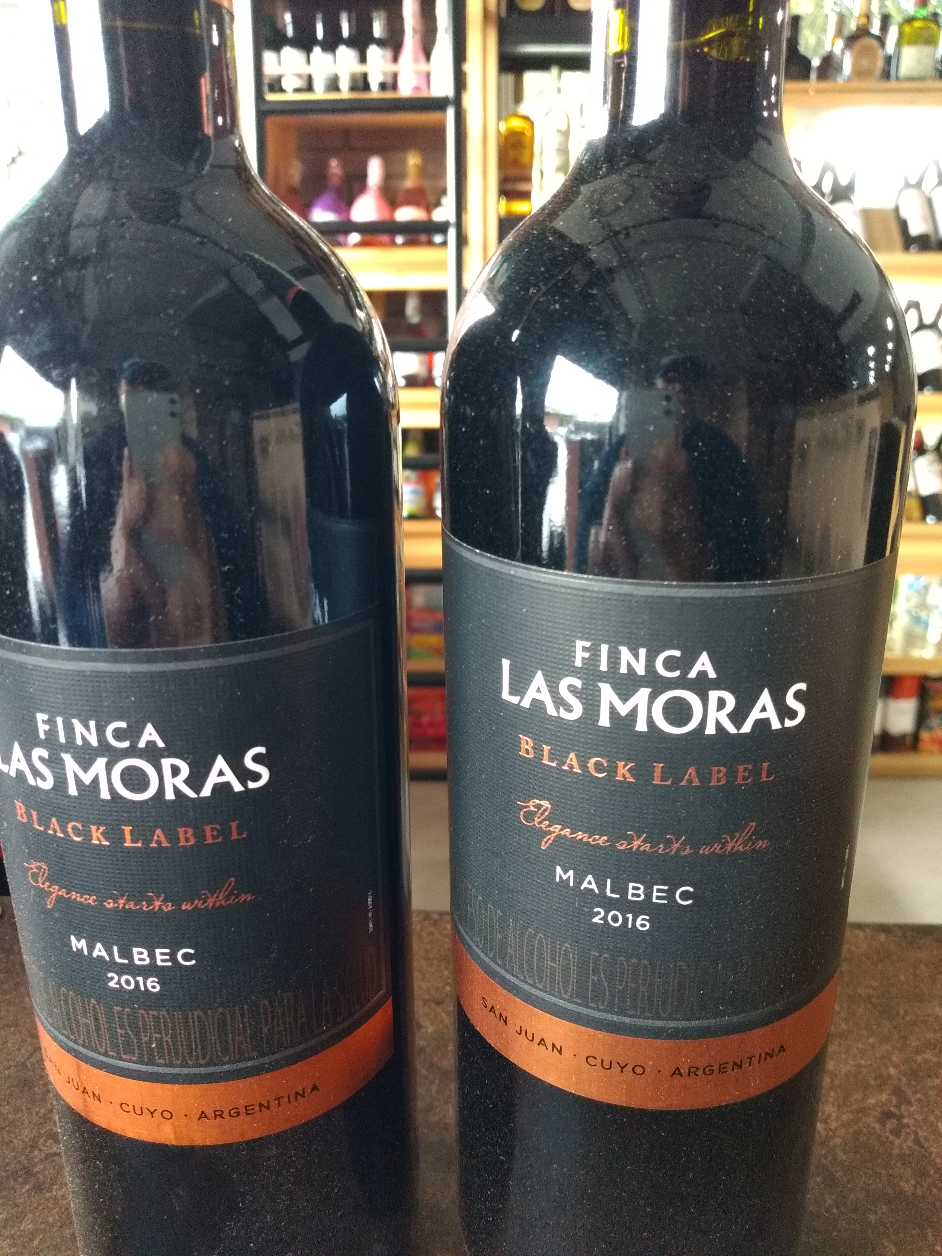 Vino finca las moras black x 750