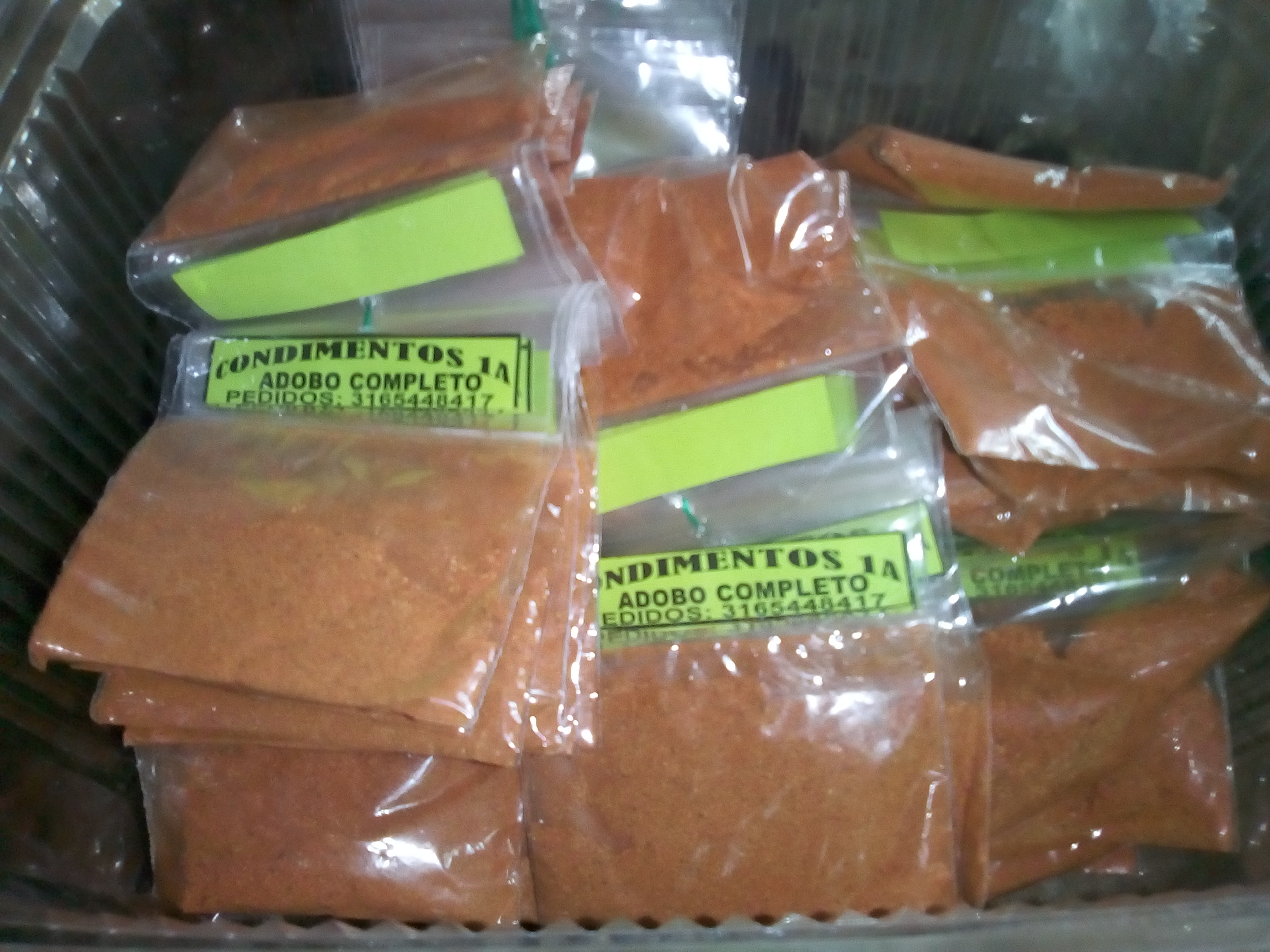 Adobo completo en bolsa x 14 unidades