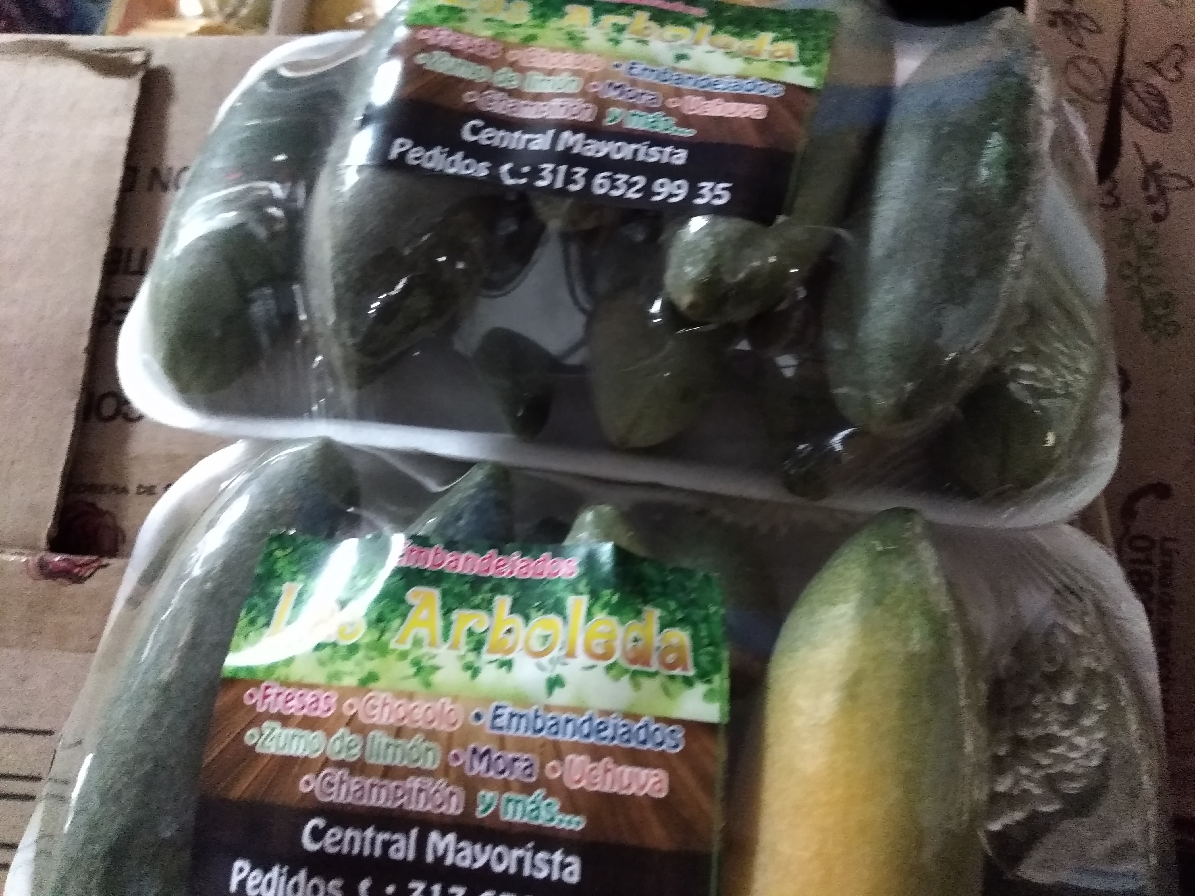 Curuba en bandeja