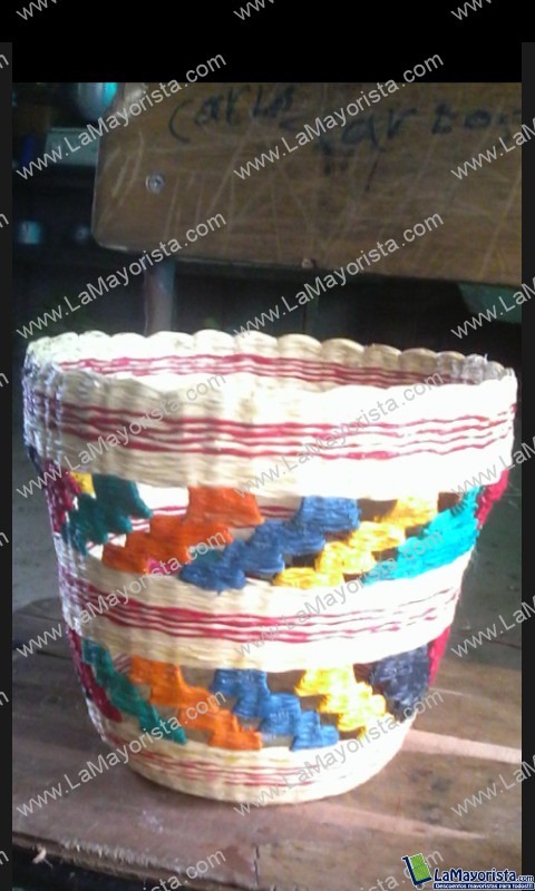 Canasto artesanal alto 20cm