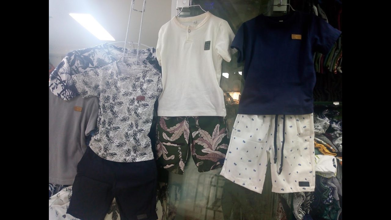 Conjunto bermuda o pantaloneta + camiseta para niño
