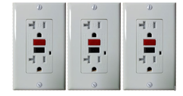 Toma GFCI Blanco 120V/20 Amperios