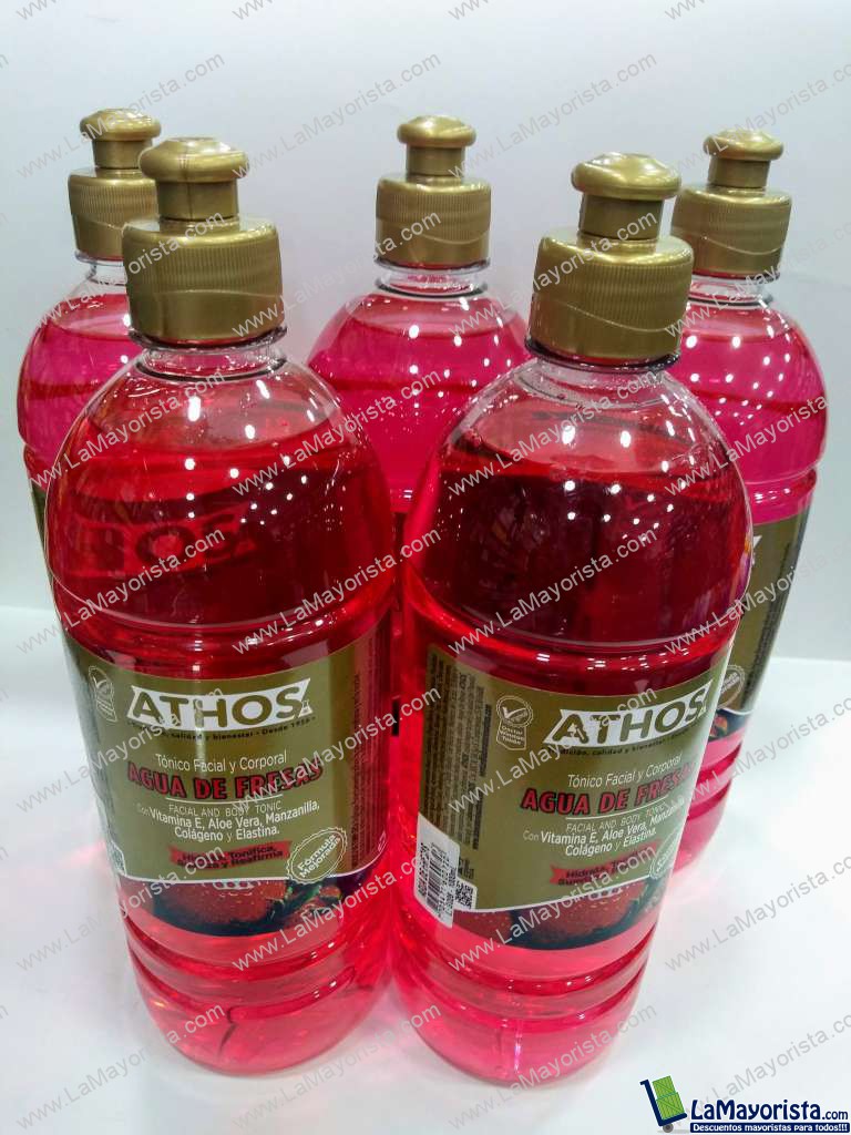 AGUA DE FRESAS ATHOS*1lts