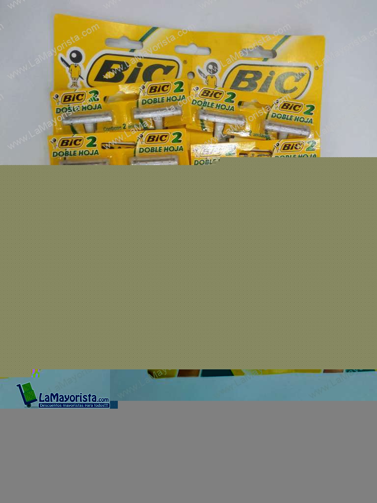 Maquina doble hoja BIC 24 unid