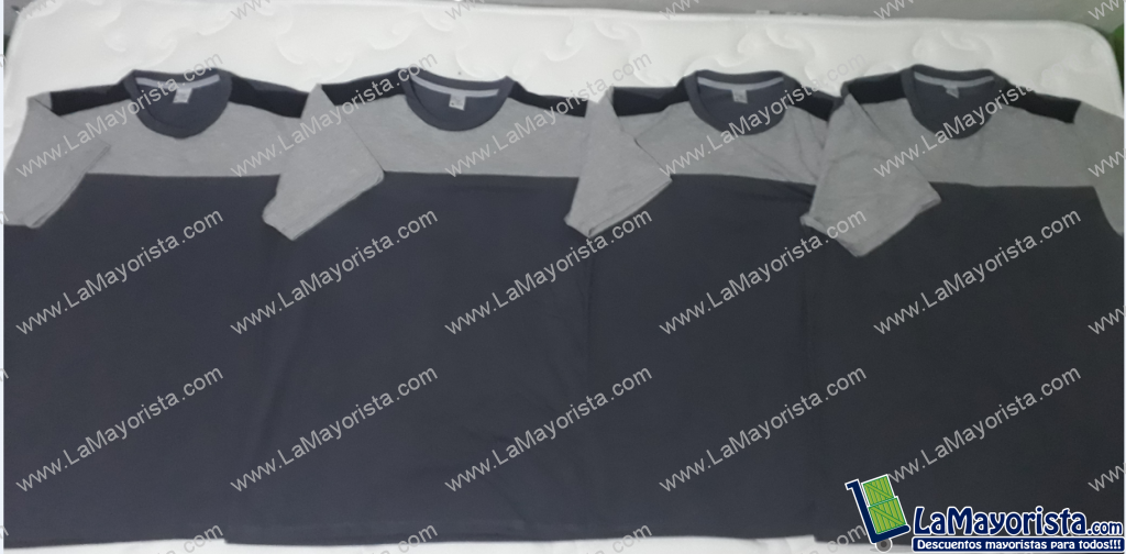 camisetas en bloques de color