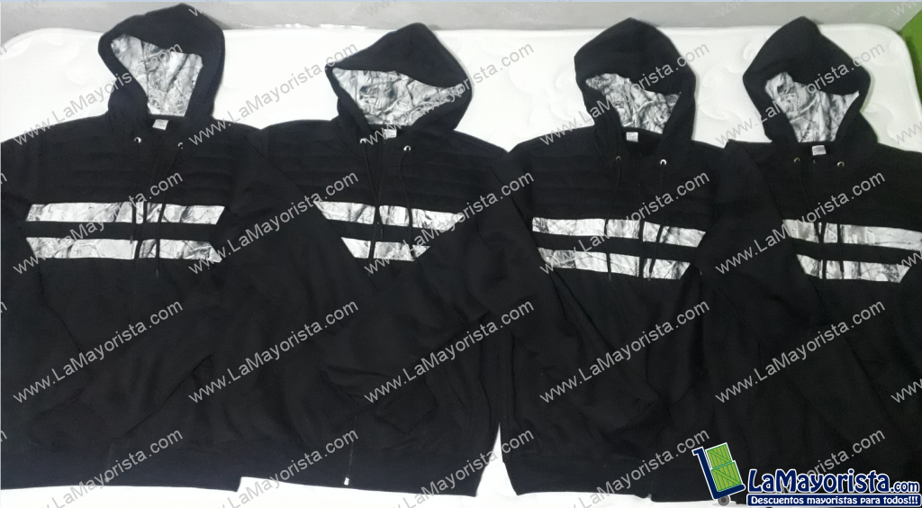 chompa negra con estampado