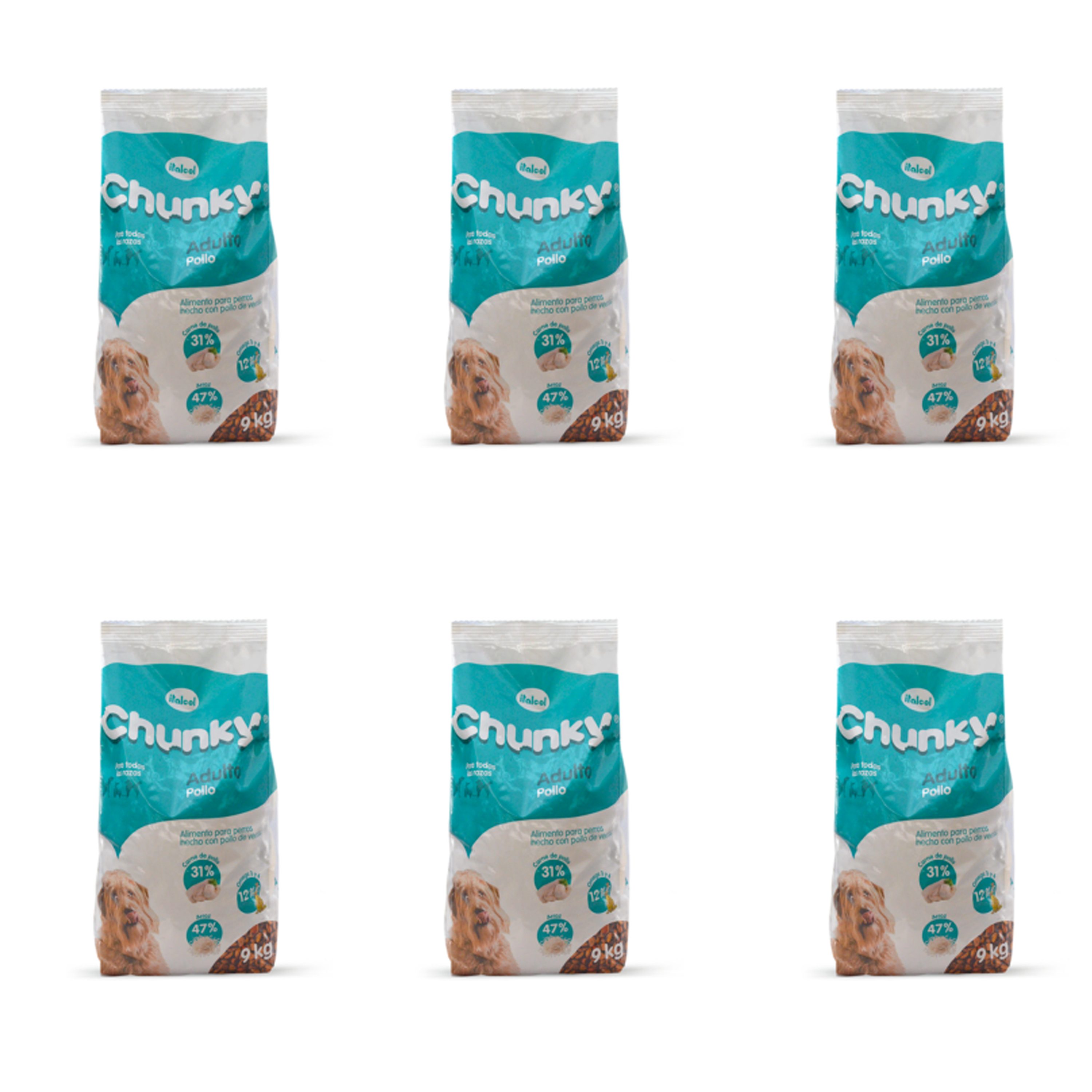 CHUNKY POLLO PERROS ADULTOS 9 KG
