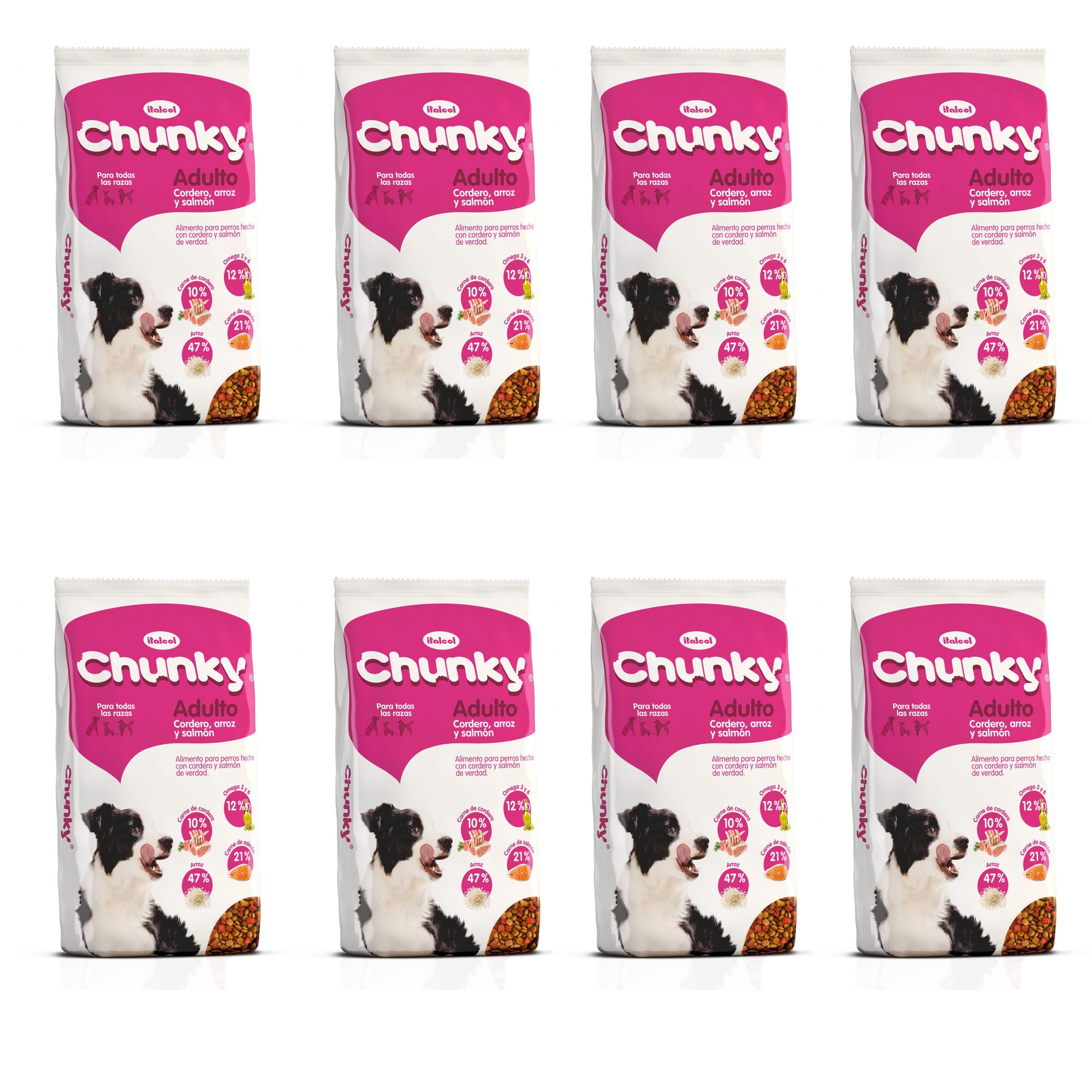CHUNKY PERRO ADULTO 12 KG CORDERO Y ARROZ