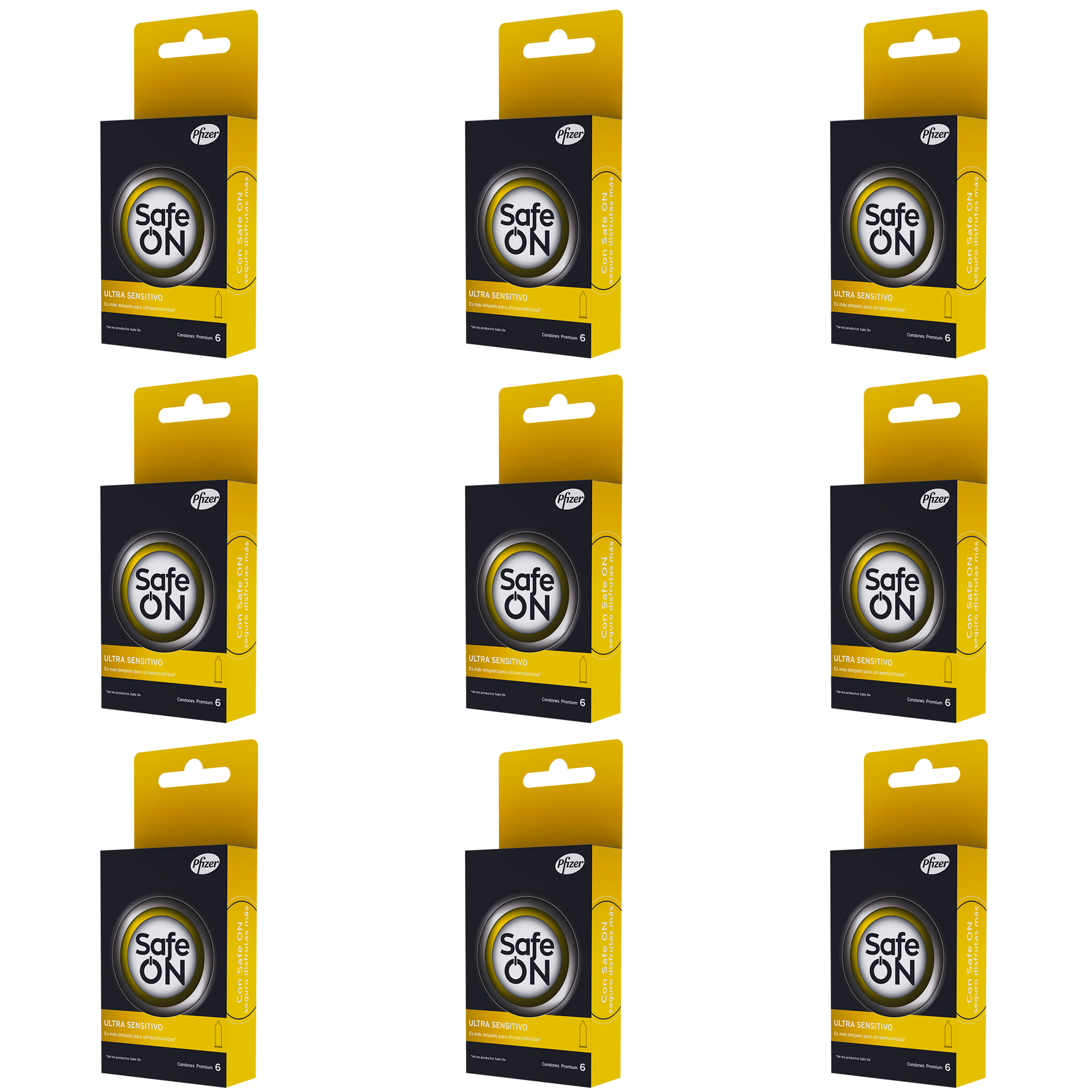 Condones SafeON x6