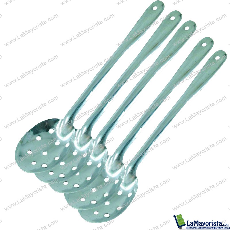 Cuchara Saca Fritos En Aluminio
