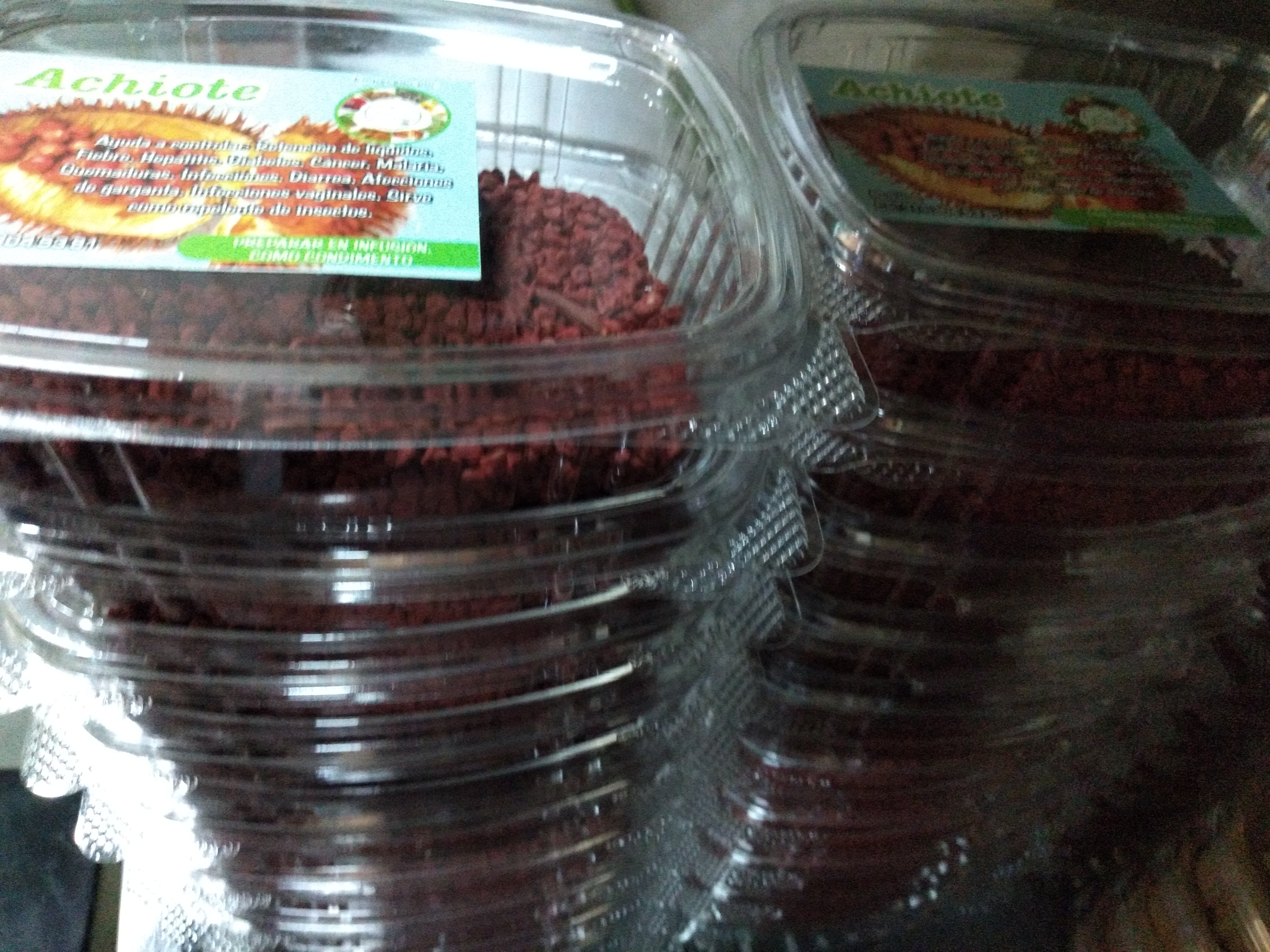 Achiote bandeja