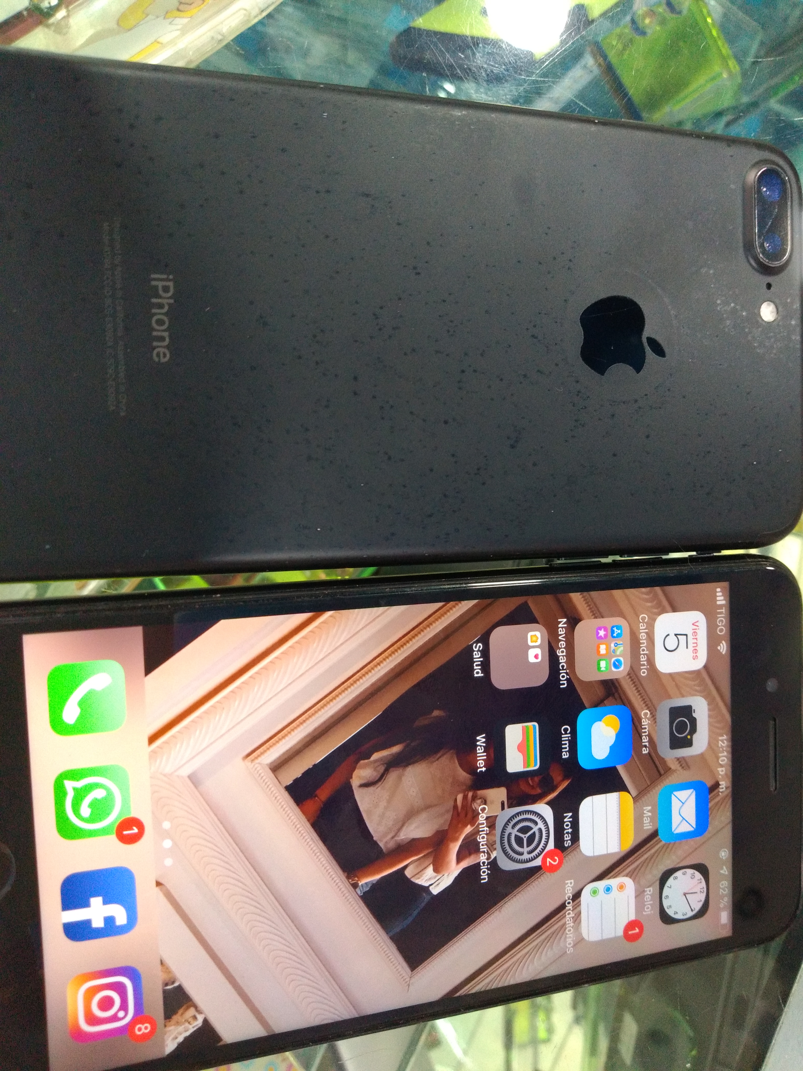 iPhone 7 plus 32 GB usado negro mate