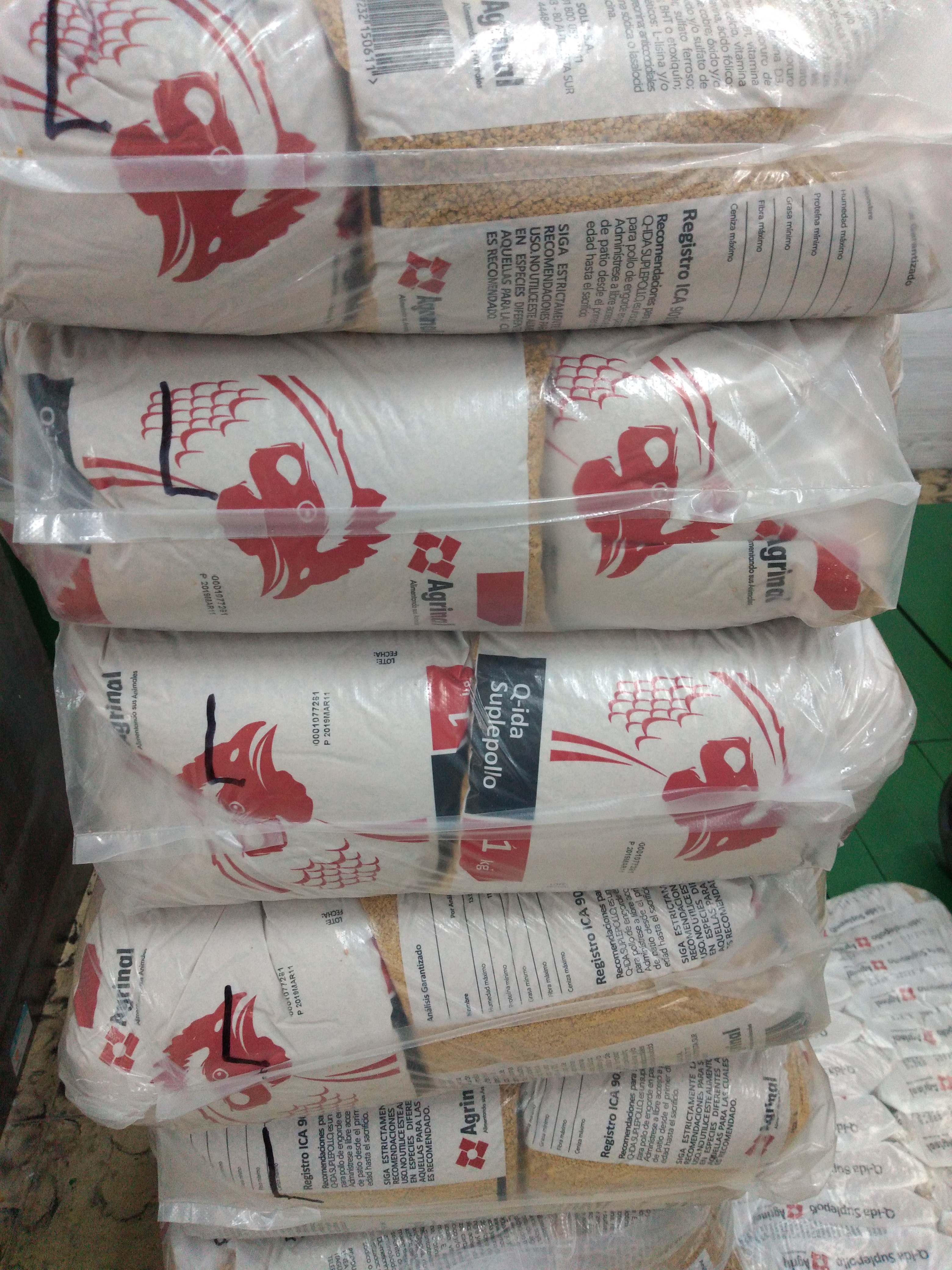 Q-IDA suplepollo levanté paca x 20 unidades de kilo