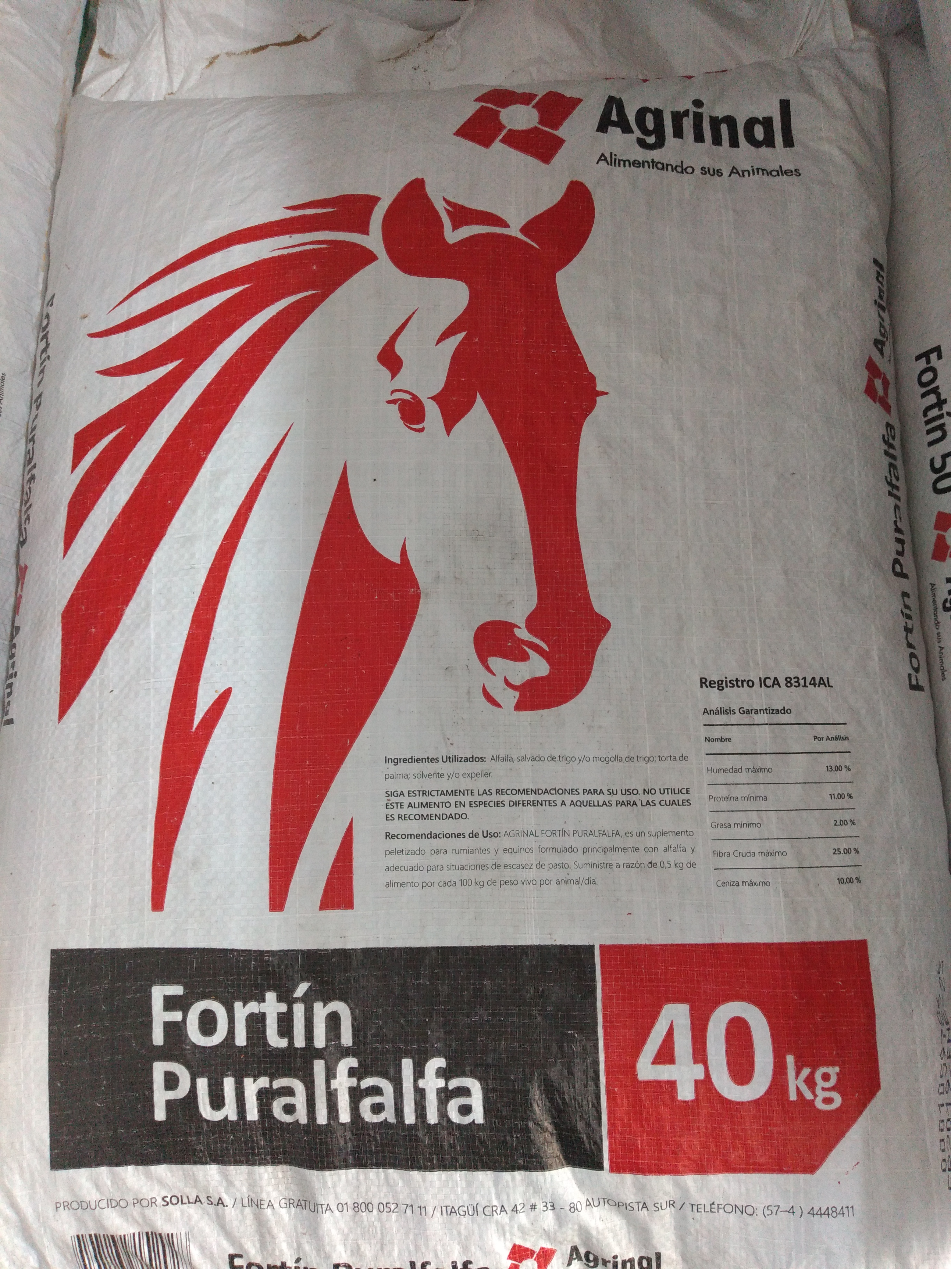 Fortín puralfalfa x 40kg