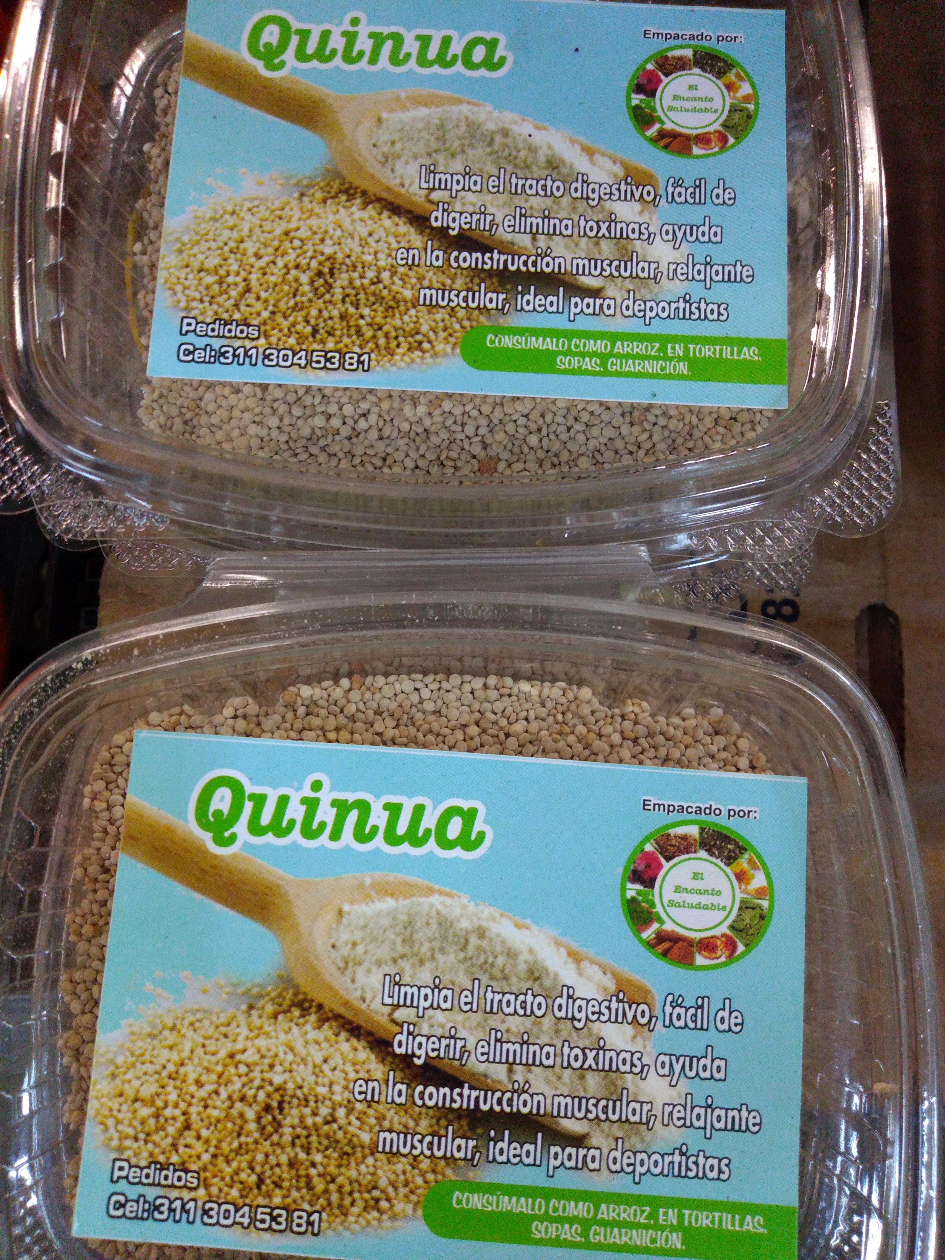 Quinua bandeja