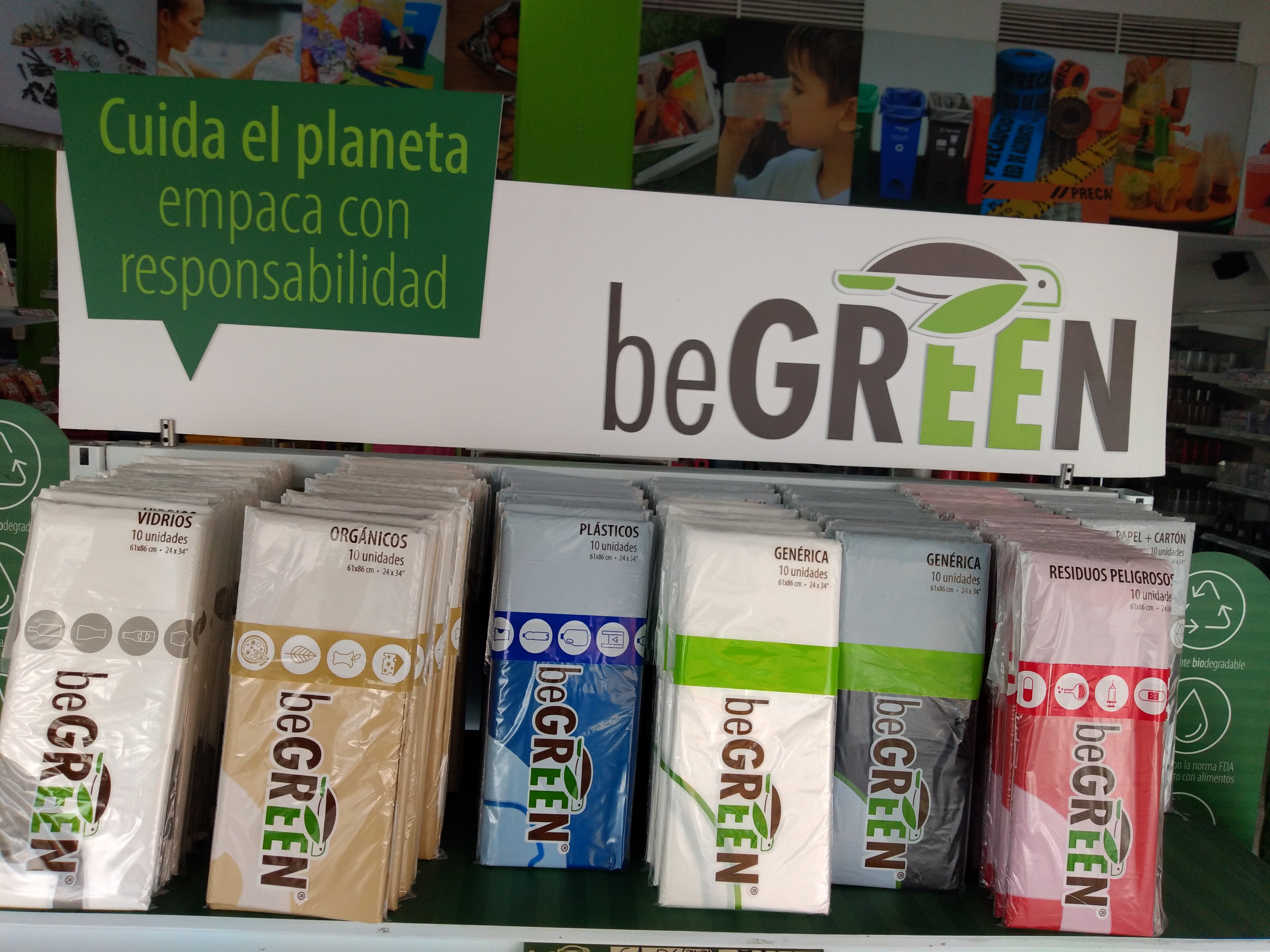 Bolsas biodegradables x 10 unidades