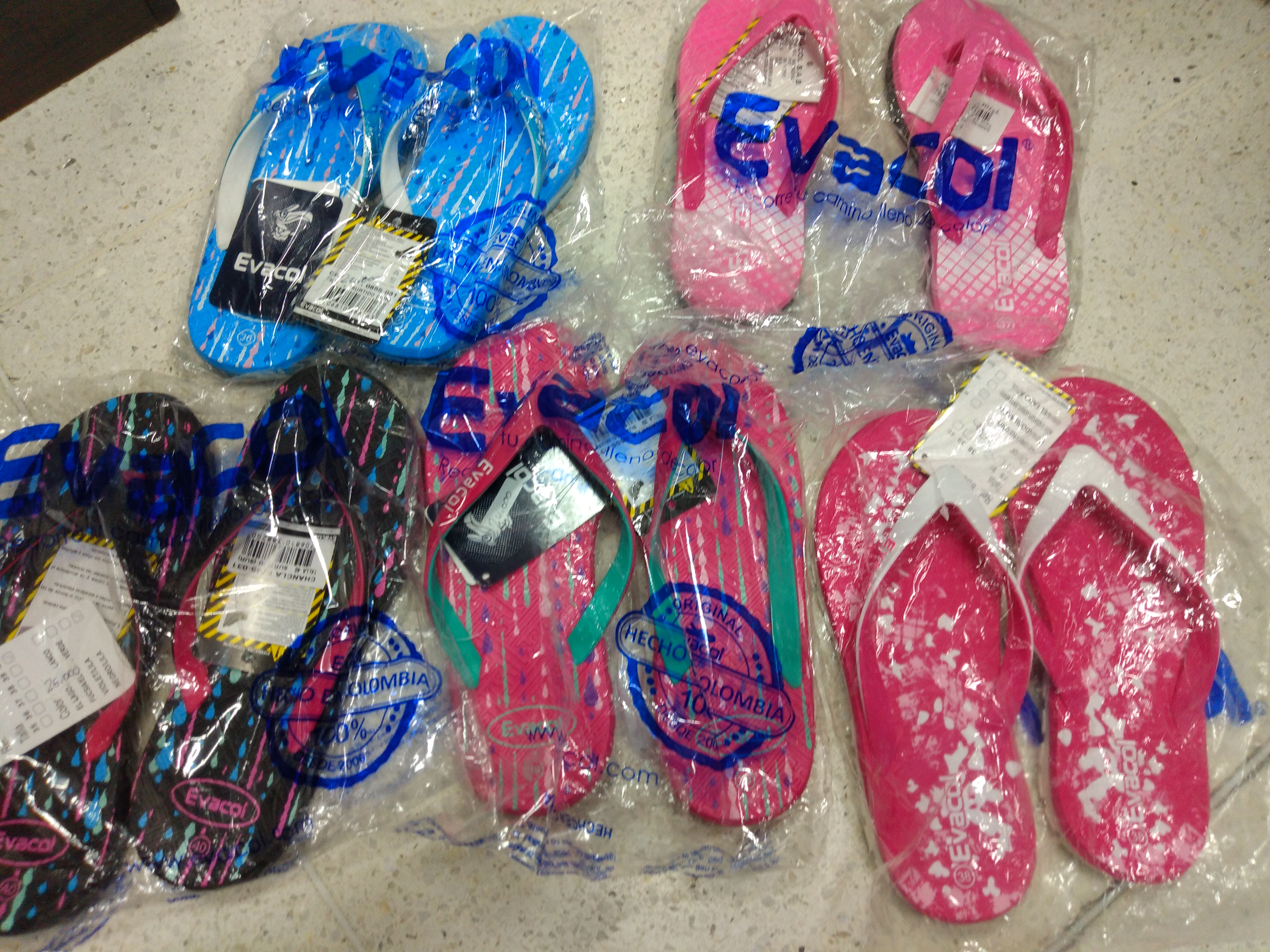 Chanclas dama para playa