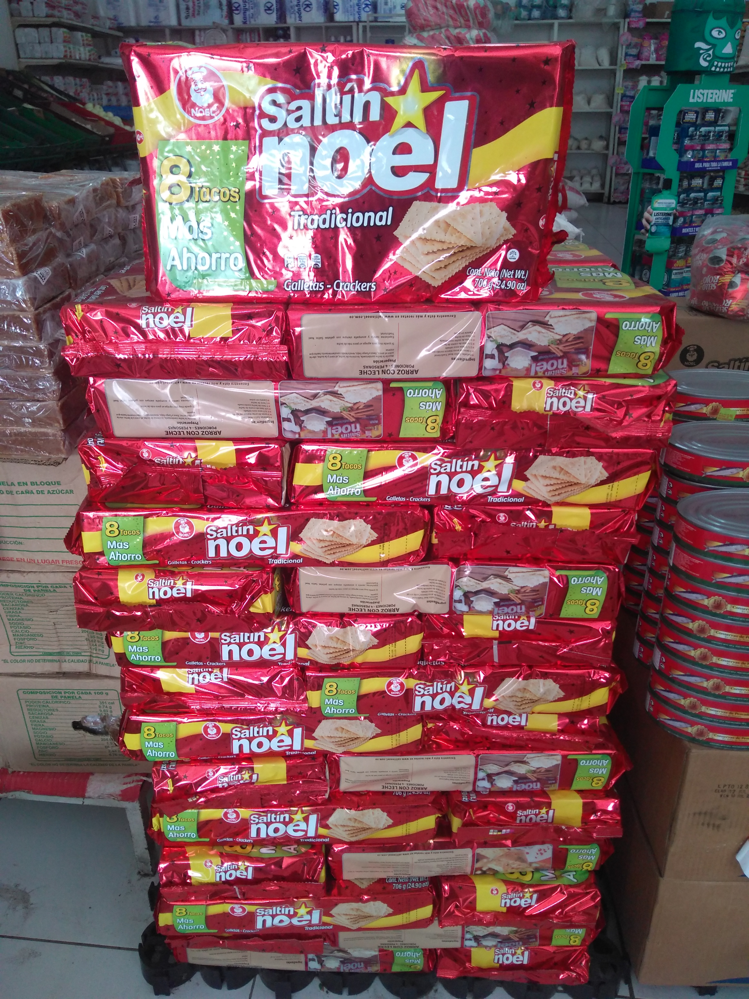 Galletas saltin Noel *8 tacos