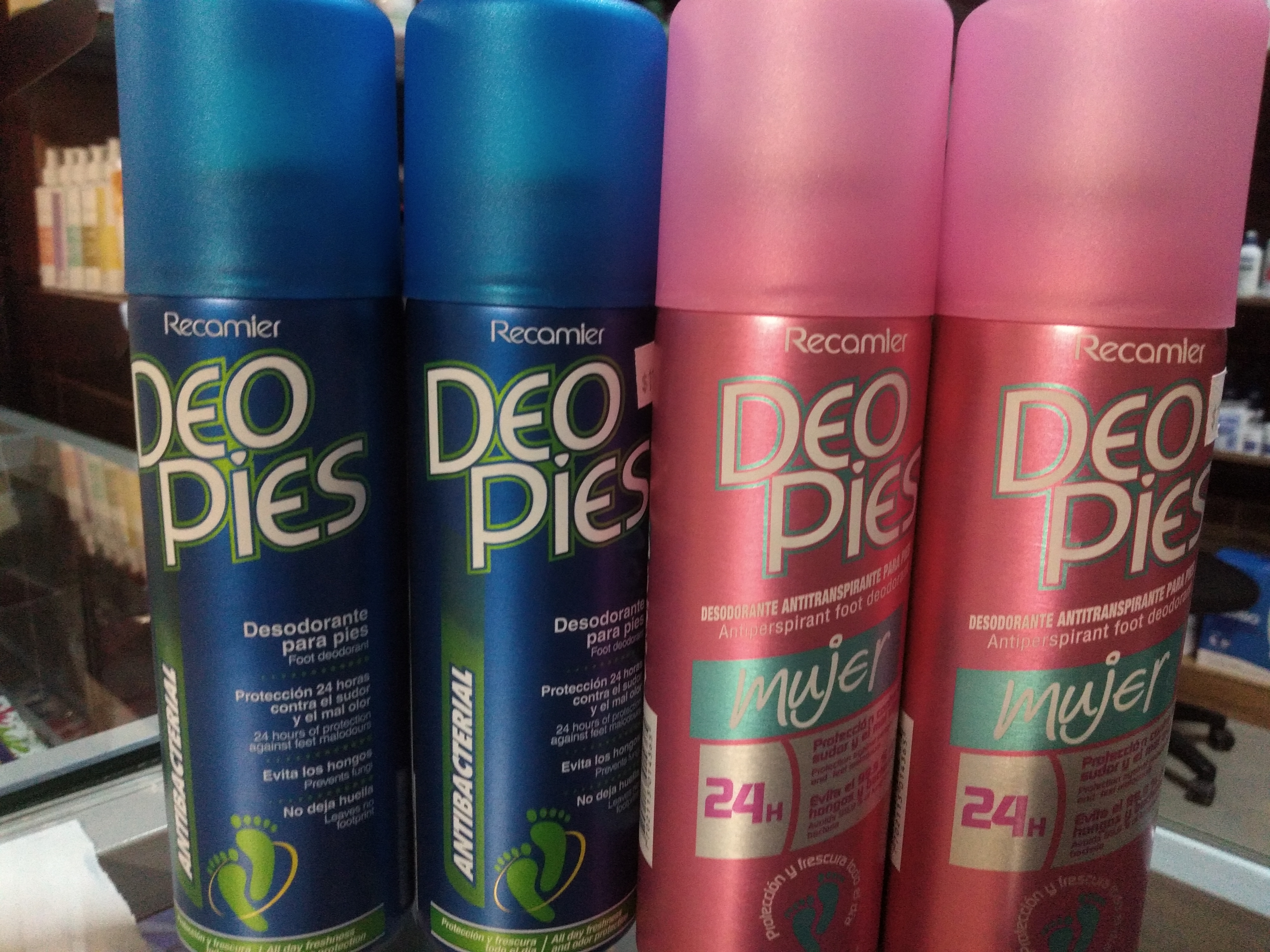 Deo pies antibacterial spray hombre y mujer 260ml
