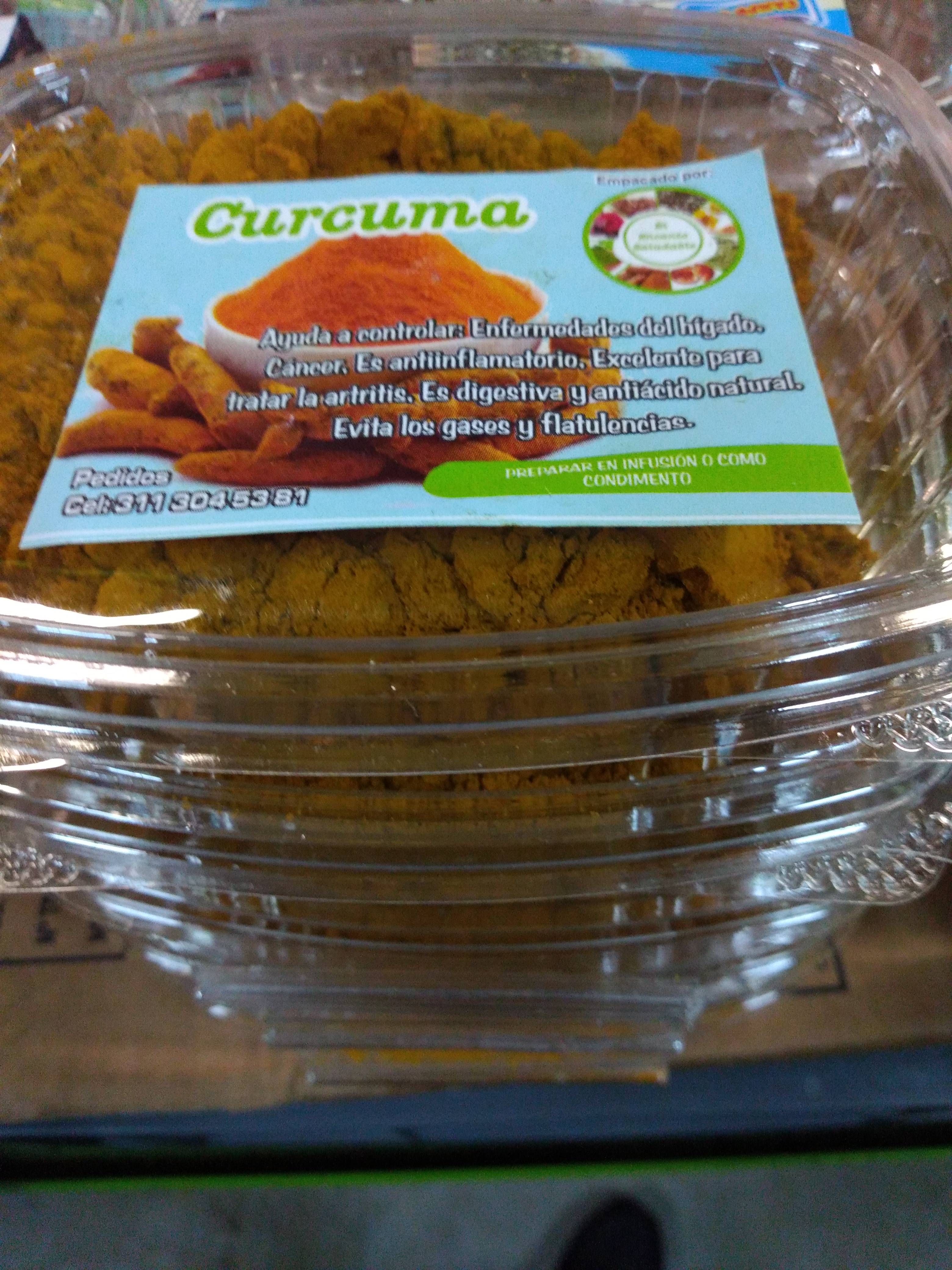 Cúrcuma bandeja