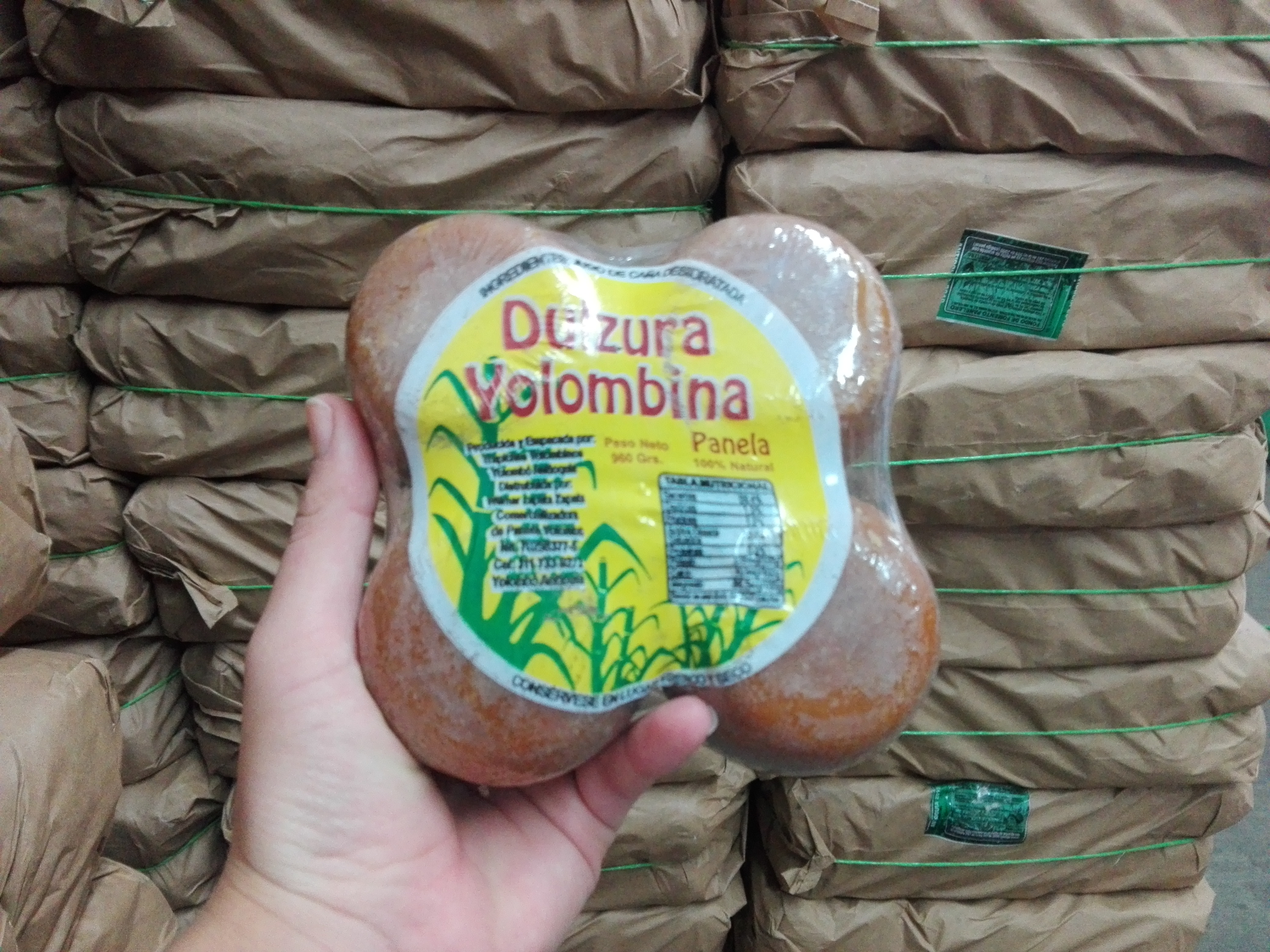 Panela porcionada  yolombina x 960 gr