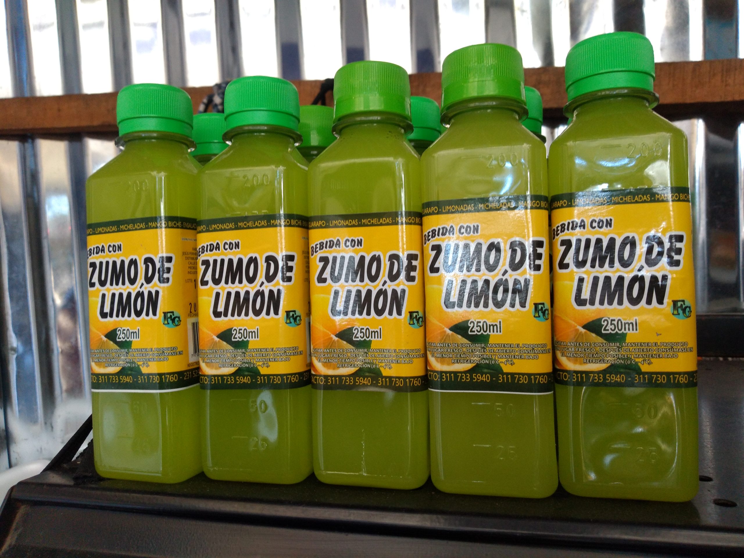 Zumo de limón x 250 ml