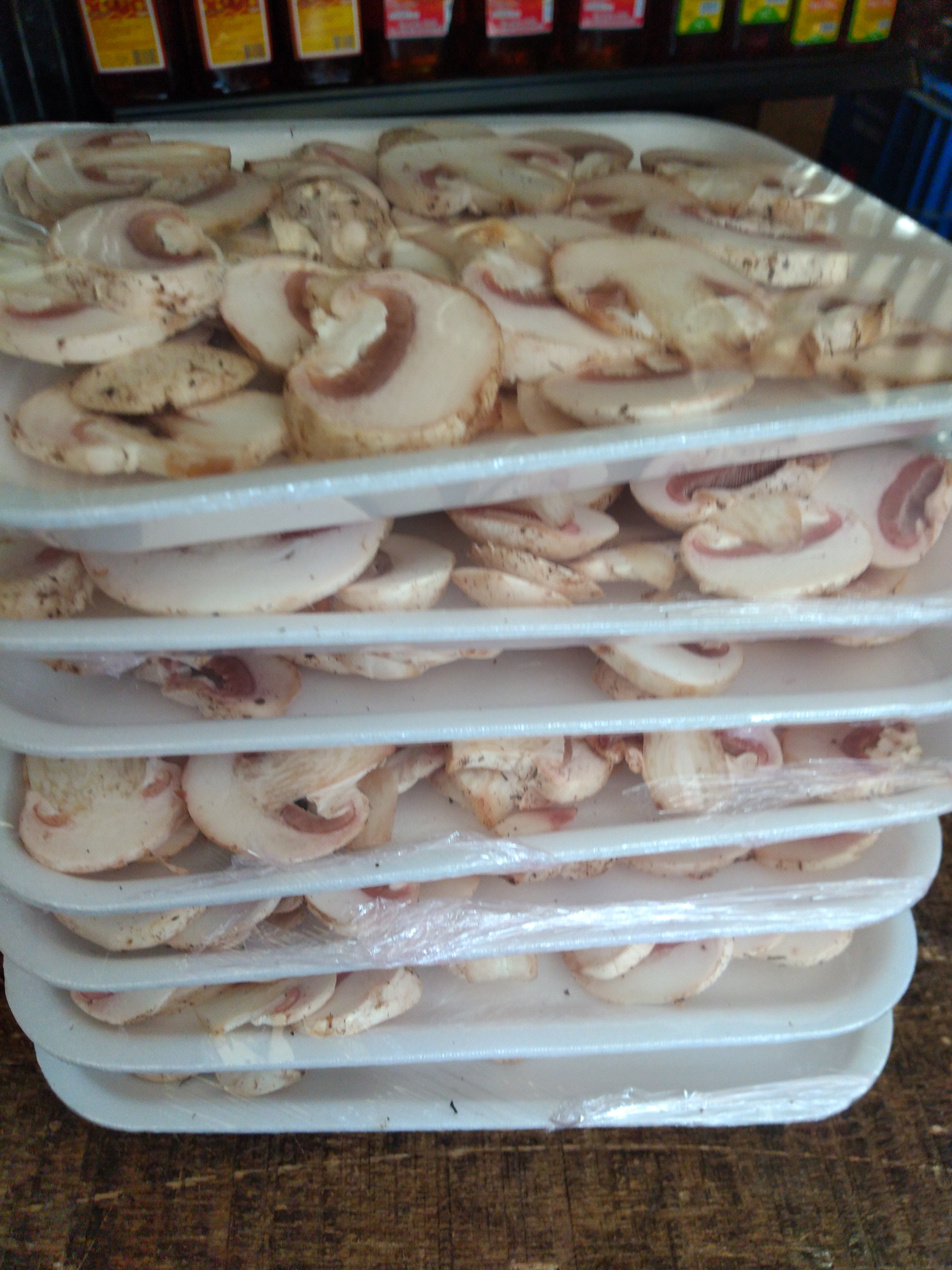 Champiñón bandeja x 100 gm
