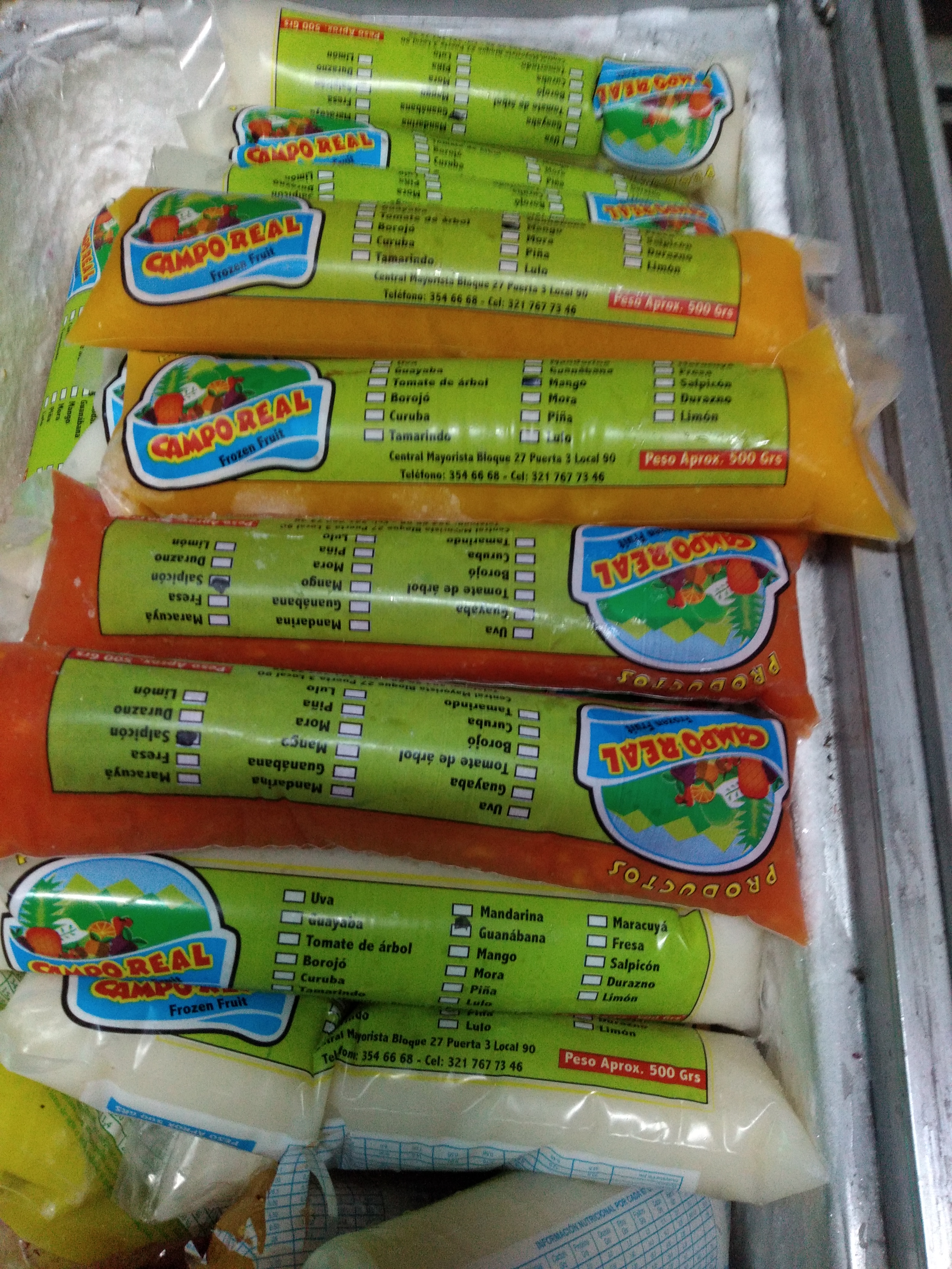 Pulpas Campo Real surtidas
